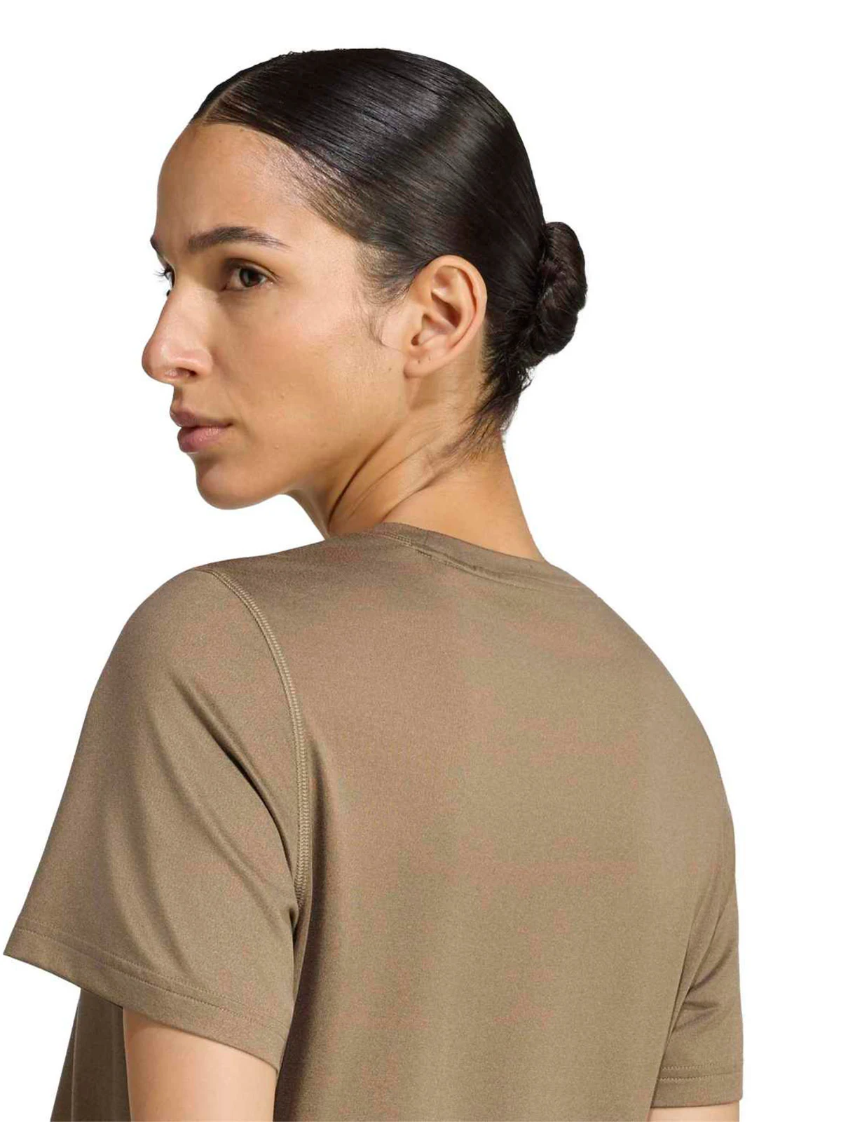 POLO MANGA CORTA MUJER ADIDAS BEIGE WORKOUT - 4