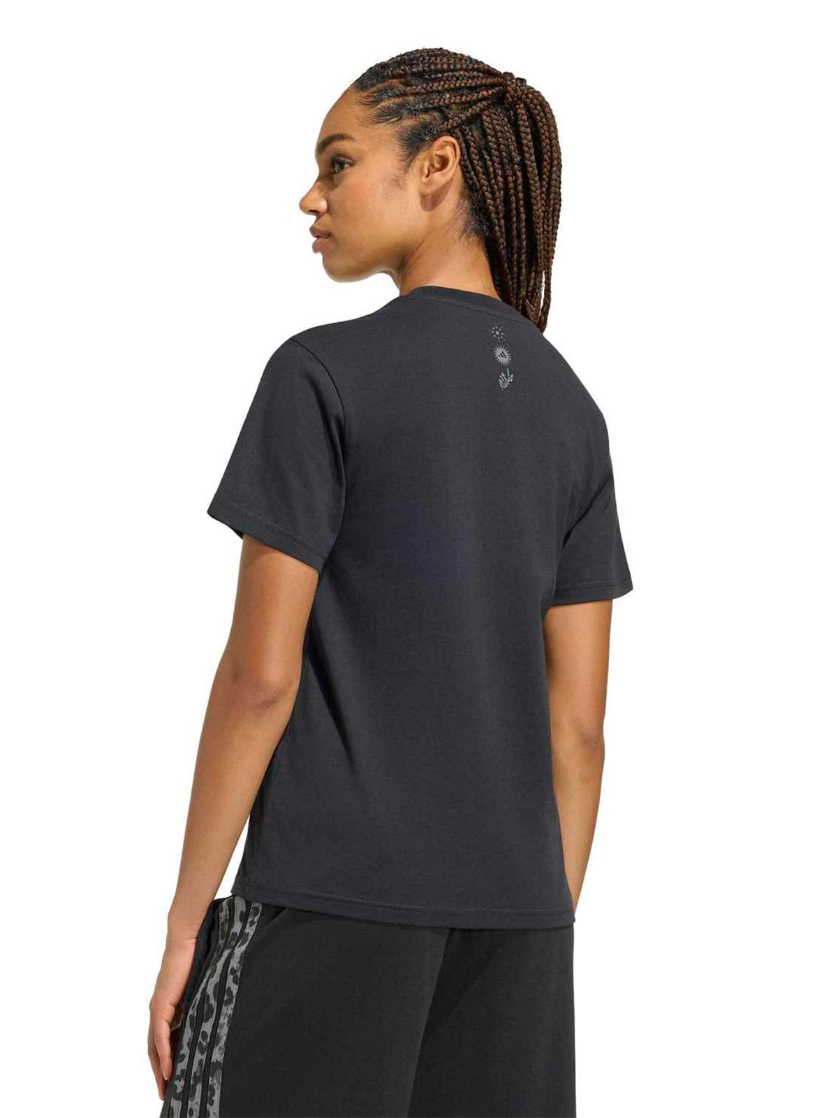 POLO MANGA CORTA ALGODÓN MUJER ADIDAS NEGRO GRAPHIC ANIMAL - 2