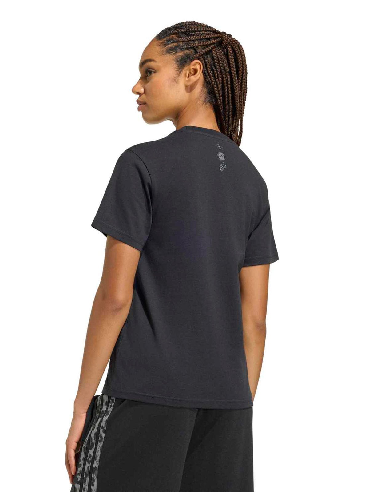 POLO MANGA CORTA ALGODÓN MUJER ADIDAS NEGRO GRAPHIC ANIMAL - 2