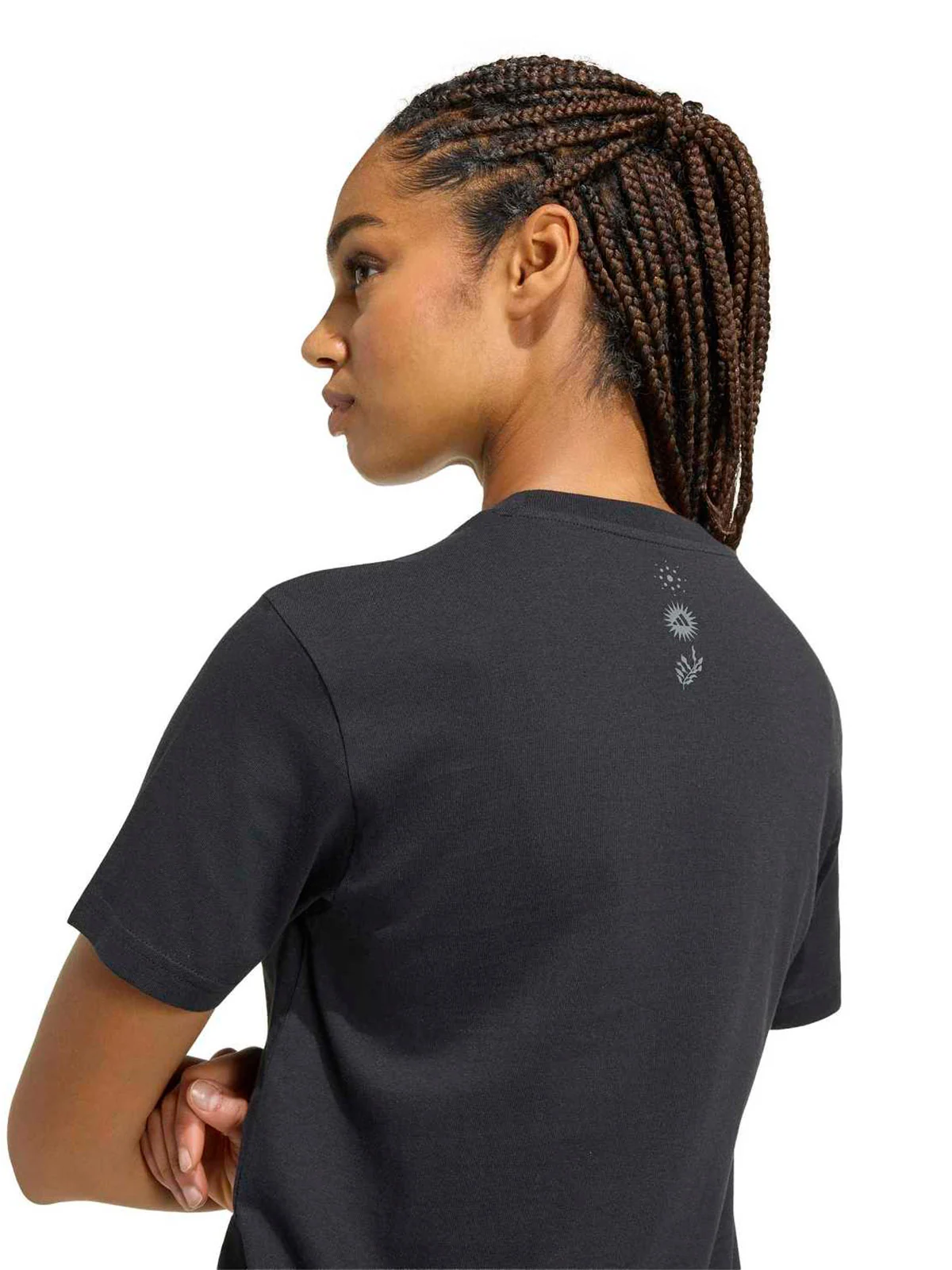 POLO MANGA CORTA ALGODÓN MUJER ADIDAS NEGRO GRAPHIC ANIMAL - 4