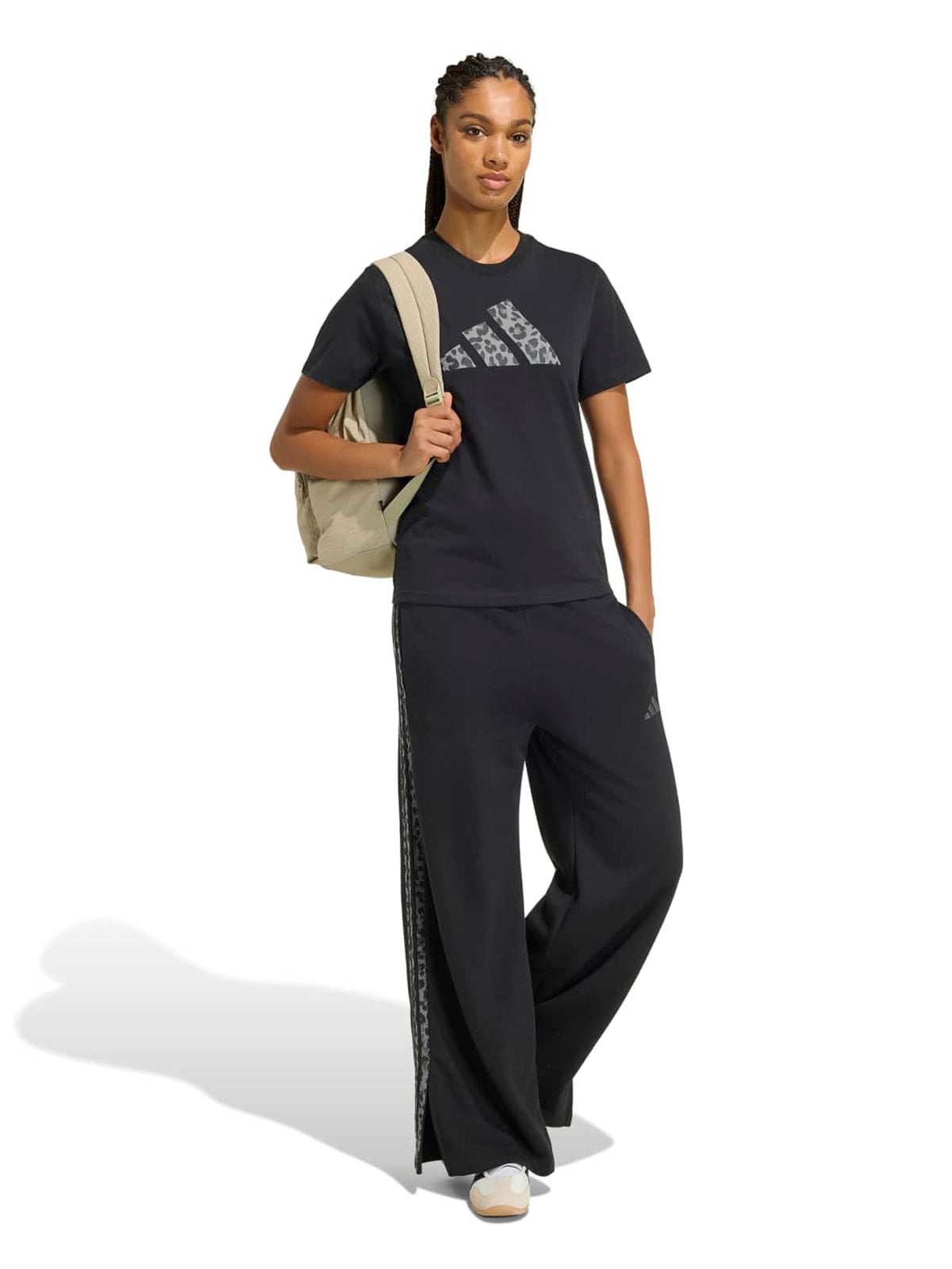 POLO MANGA CORTA ALGODÓN MUJER ADIDAS NEGRO GRAPHIC ANIMAL - 5