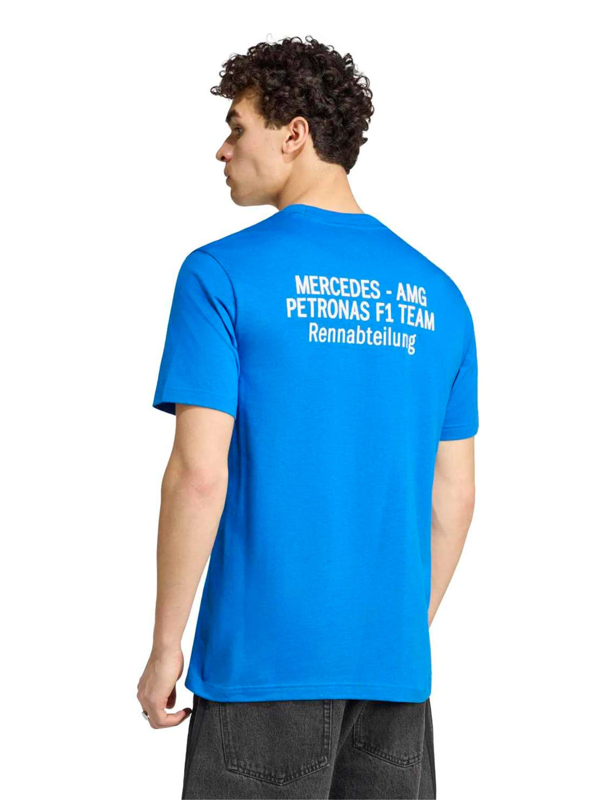POLO HOMBRE ADIDAS MERCEDES AMG PETRONAS F1 TEAM BLUE WONDER - 2