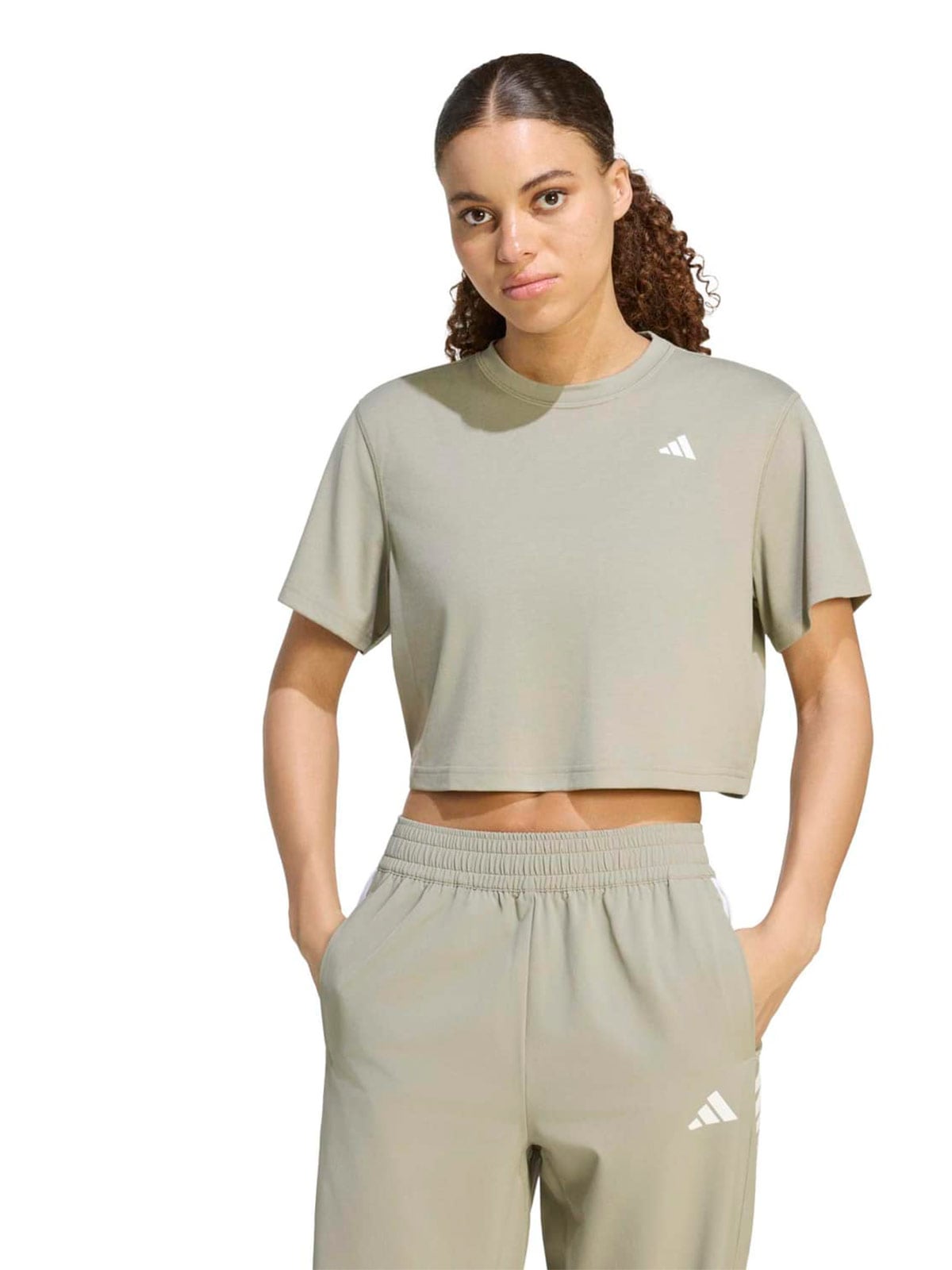 POLO MANGA CORTA BOXY MUJER ADIDAS ESSENTIALS - 1
