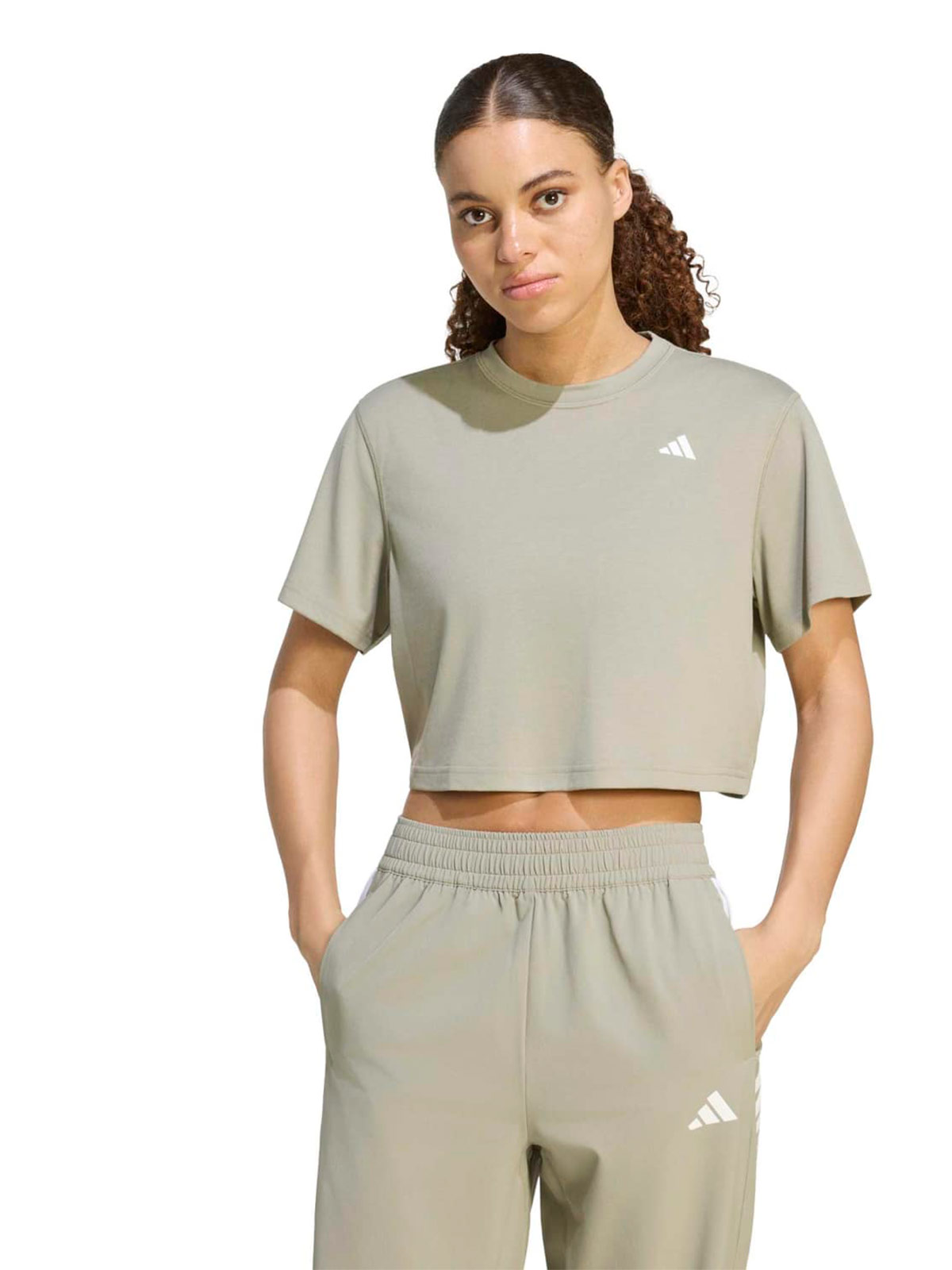 POLO MANGA CORTA BOXY MUJER ADIDAS ESSENTIALS - 1