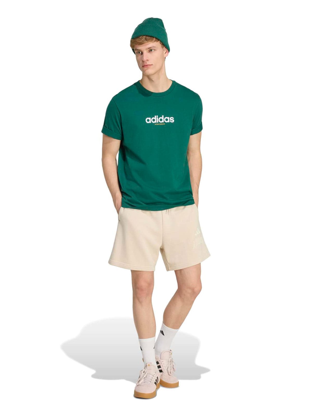 POLO MANGA CORTA HOMBRE ADIDAS VERDE - 5