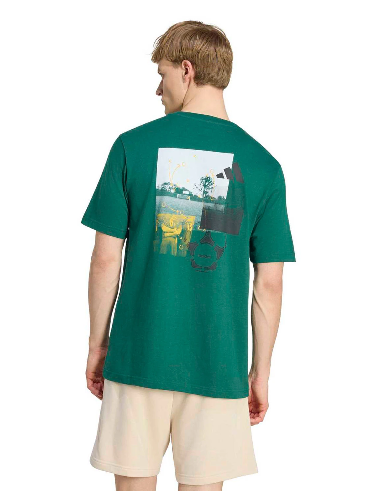 POLO MANGA CORTA HOMBRE ADIDAS VERDE - 2