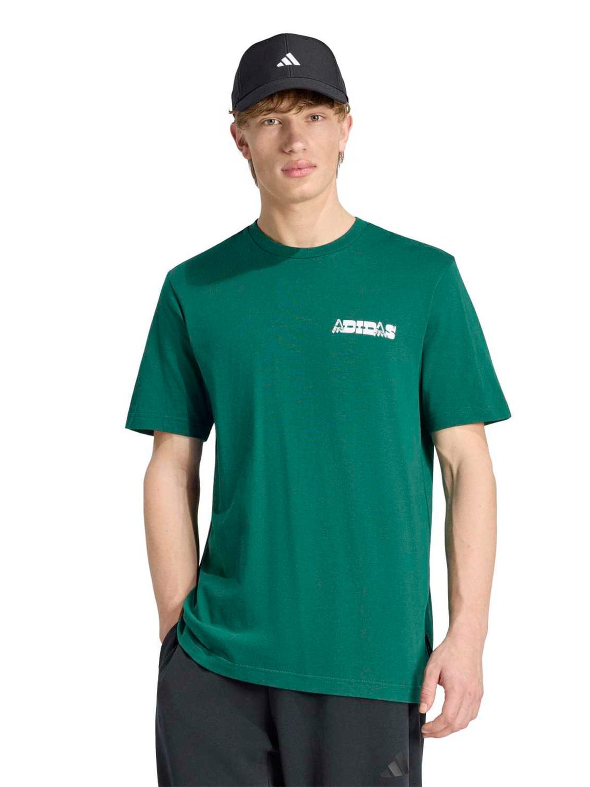 POLO MANGA CORTA HOMBRE ADIDAS VERDE - 1