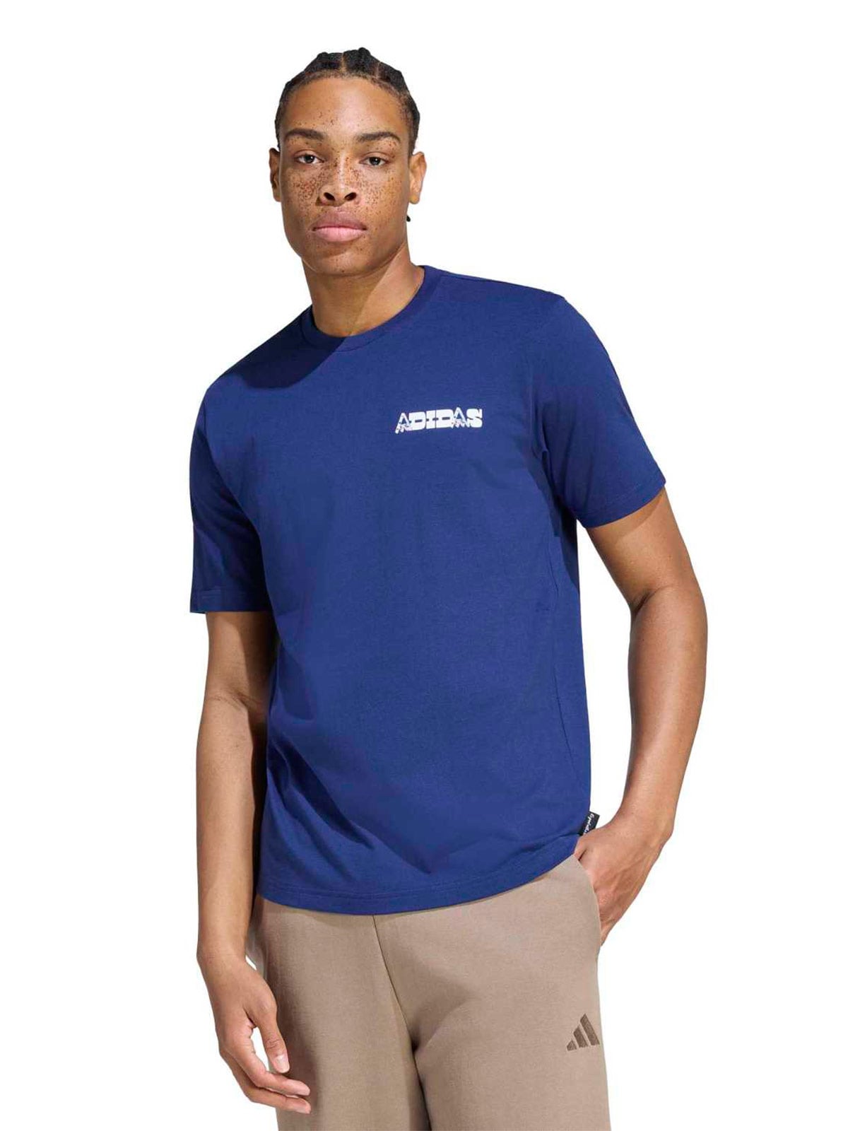 POLO MANGA CORTA HOMBRE ADIDAS AZUL MARINO - 1