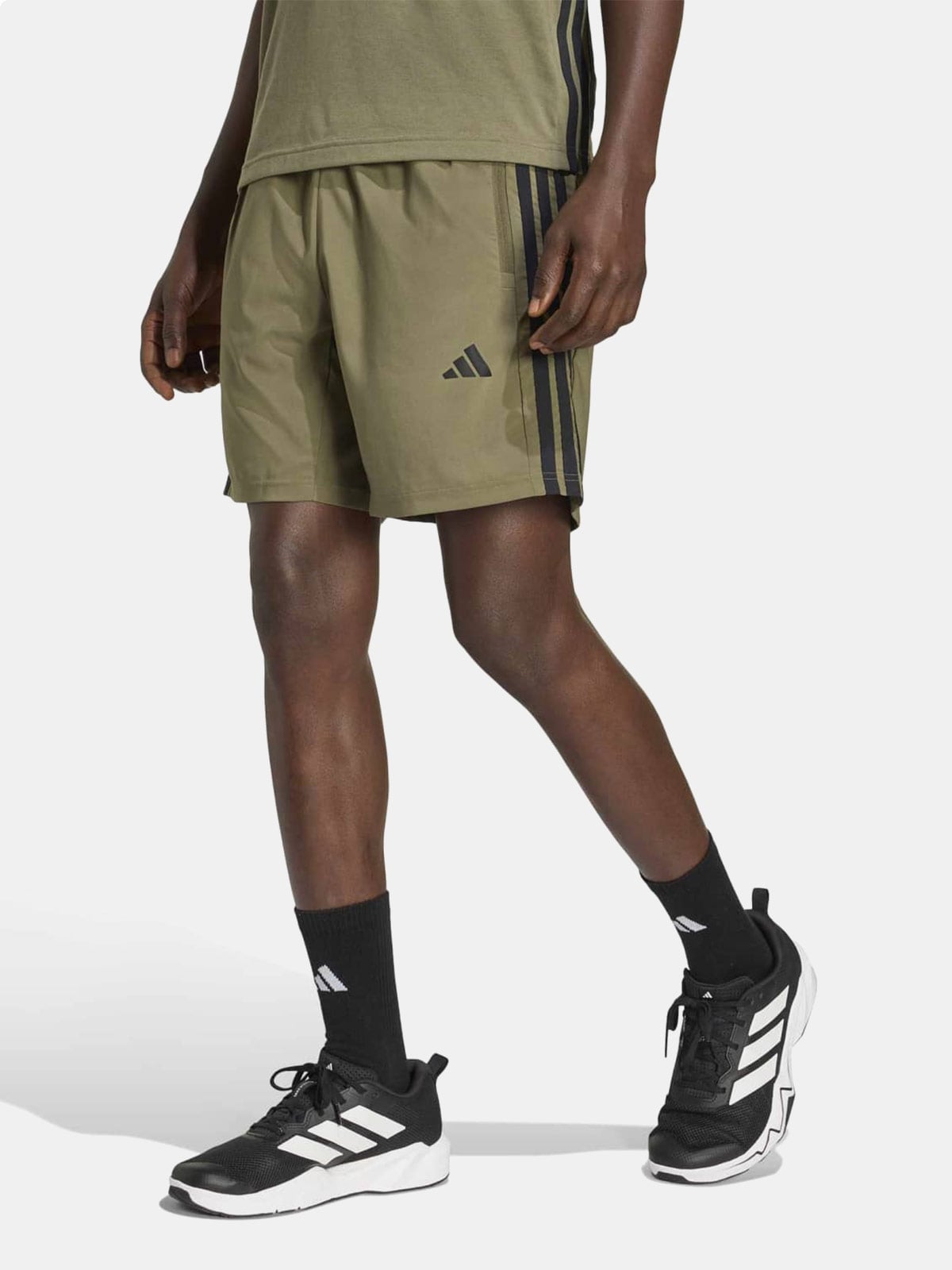 SHORT HOMBRE ADIDAS WORKOUT ESSENTIALS BASE 3 TIRAS - 2