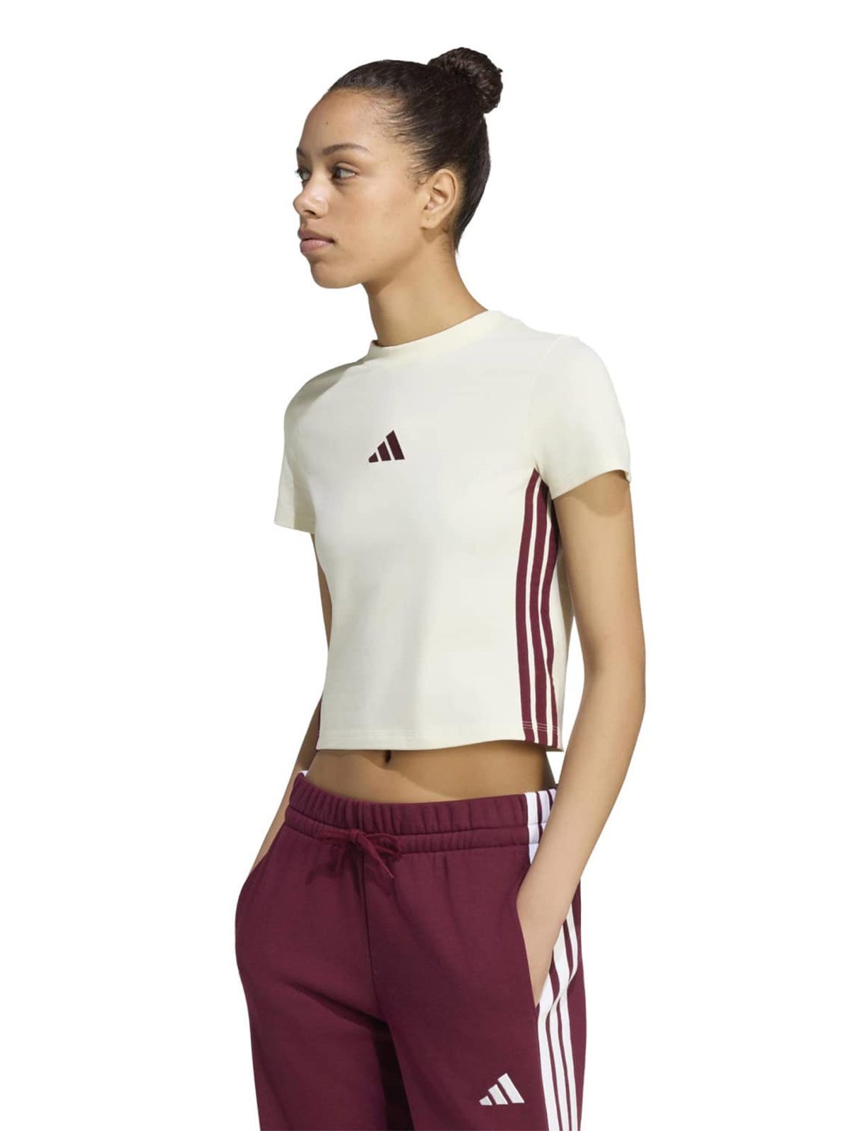 POLO MUJER ADIDAS ESSENTIALS 3 TIRAS SLIM BABY - 1