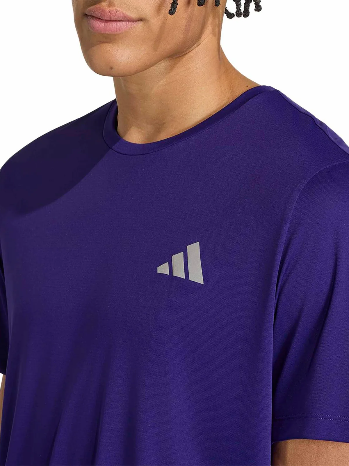 CAMISETA MANGA CORTA HOMBRE ADIDAS VIOLETA ADI365 - 4