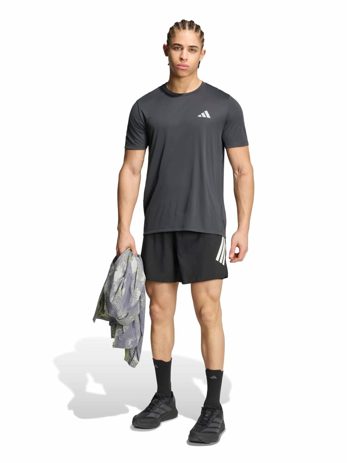 CAMISETA MANGA CORTA HOMBRE ADIDAS GRIS ADI365 - 3