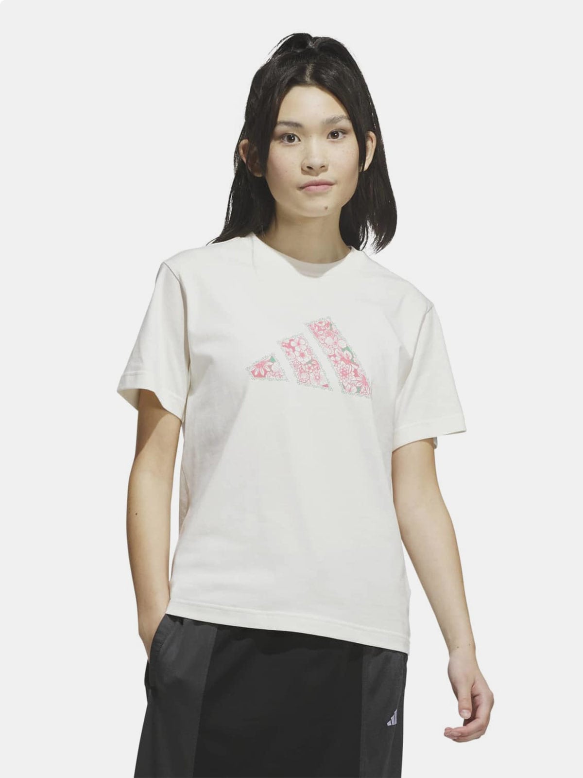 POLO TRAINING MUJER ADIDAS GRAPHIC SOMOS FLORAL - 1