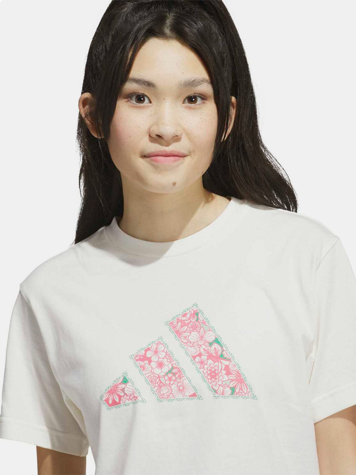 POLO TRAINING MUJER ADIDAS GRAPHIC SOMOS FLORAL - 3