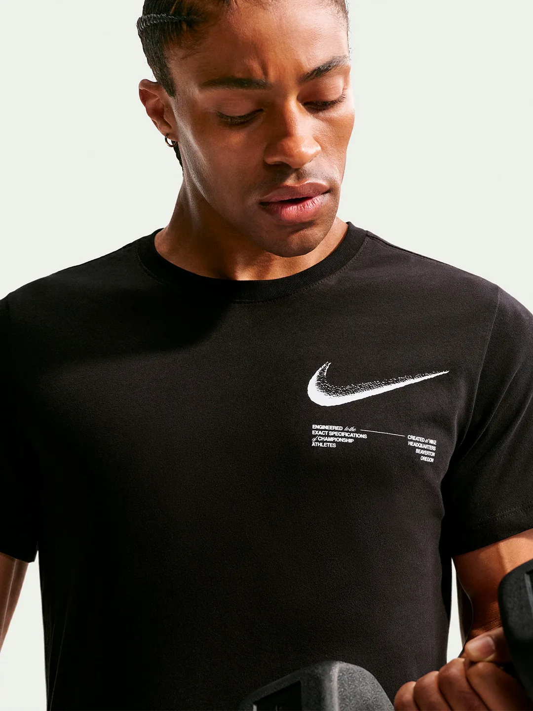 POLO HOMBRE NIKE NEGRO DRI-FIT - 2