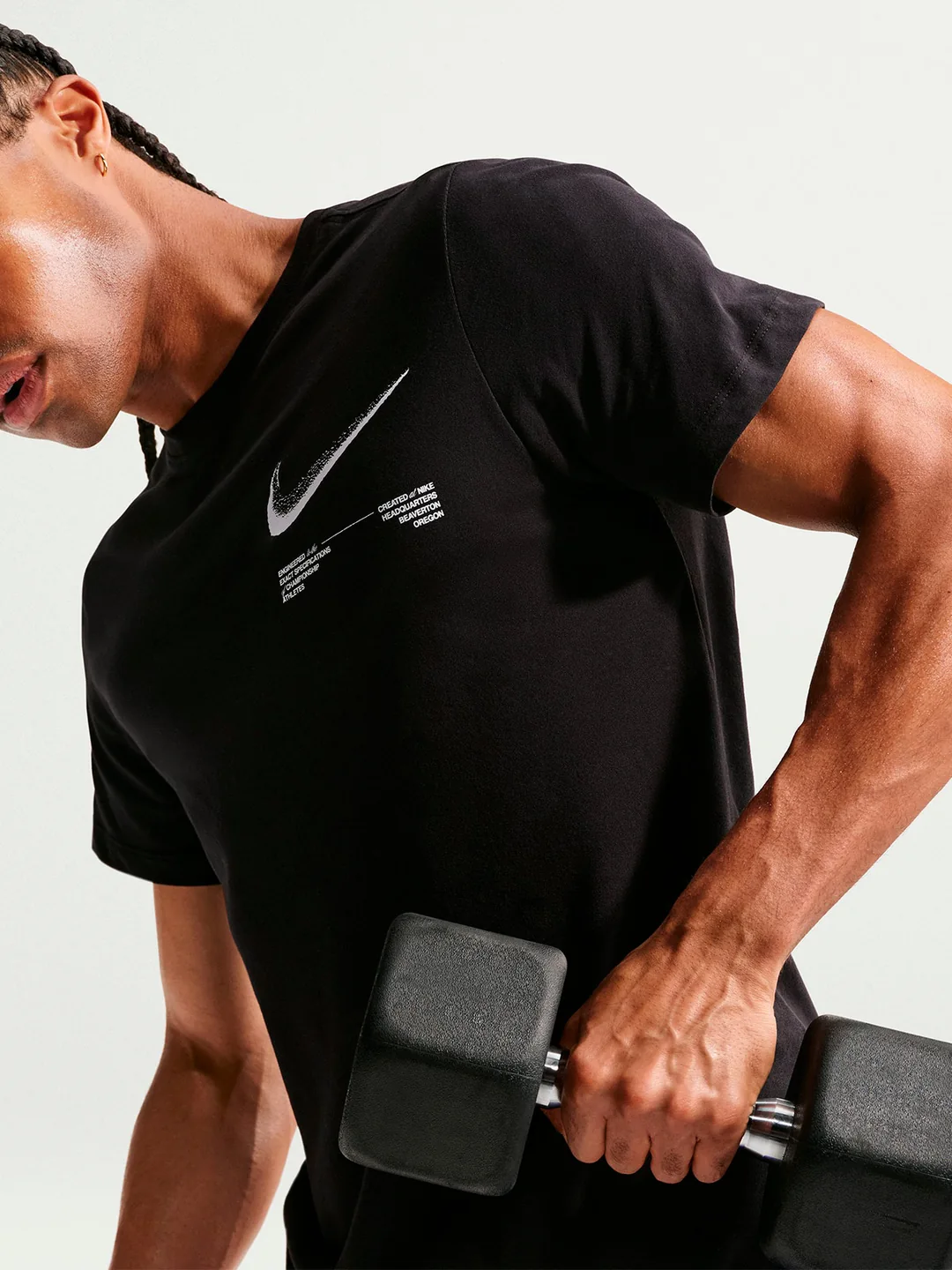 POLO HOMBRE NIKE NEGRO DRI-FIT - 4