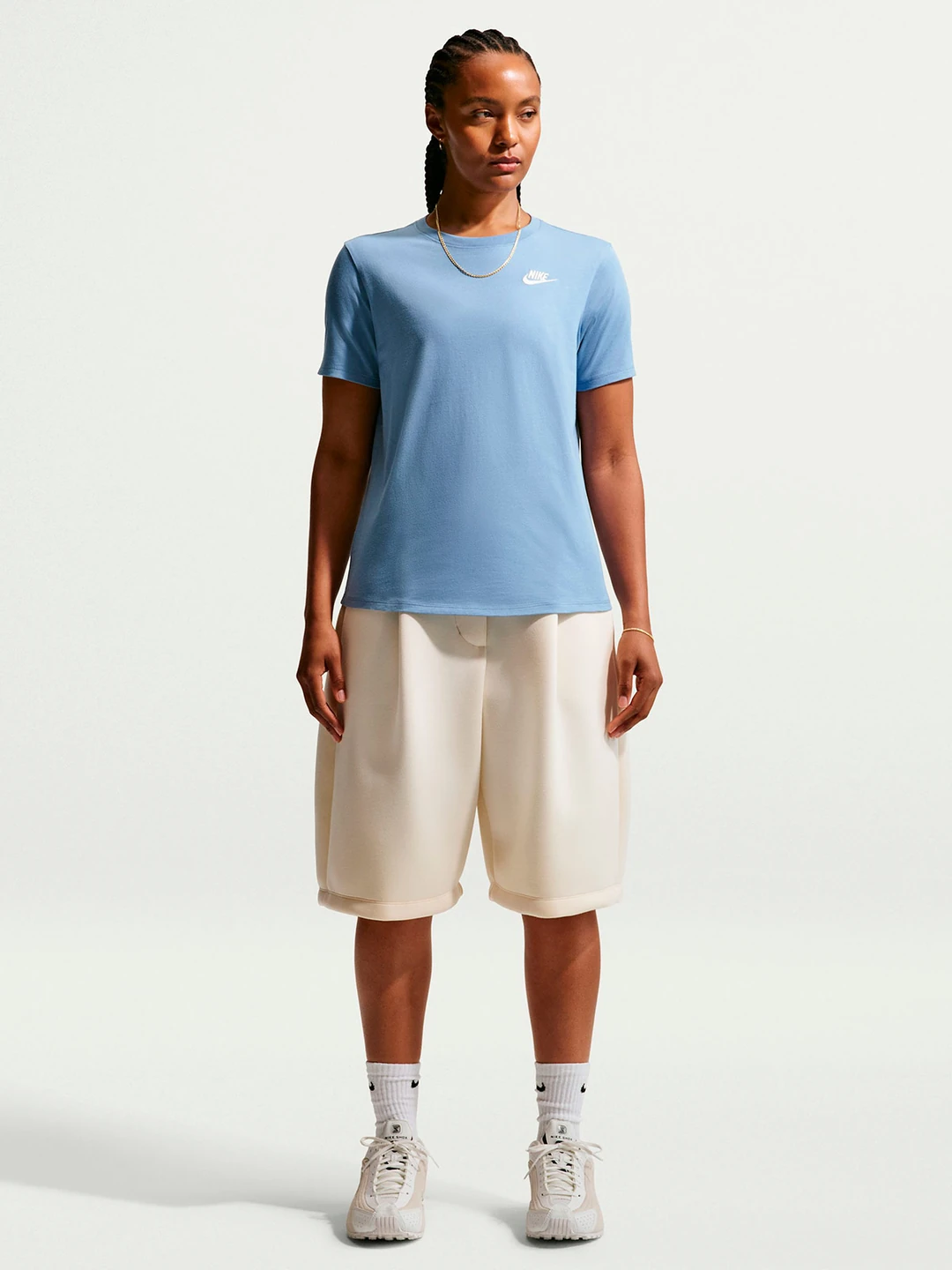 POLO MUJER NIKE CELESTE CLUB - 3