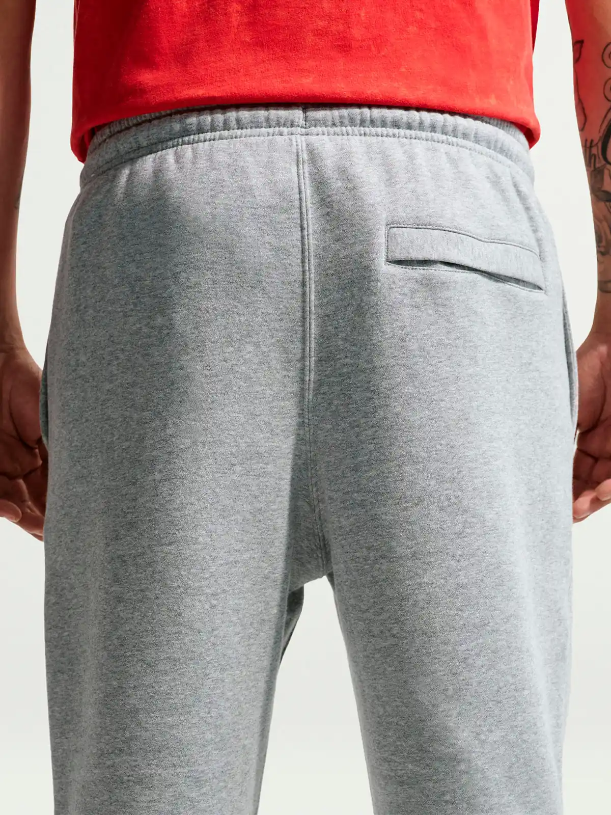 PANTALÓN BUZO ALGODÓN JOGGER HOMBRE NIKE GRIS - 5