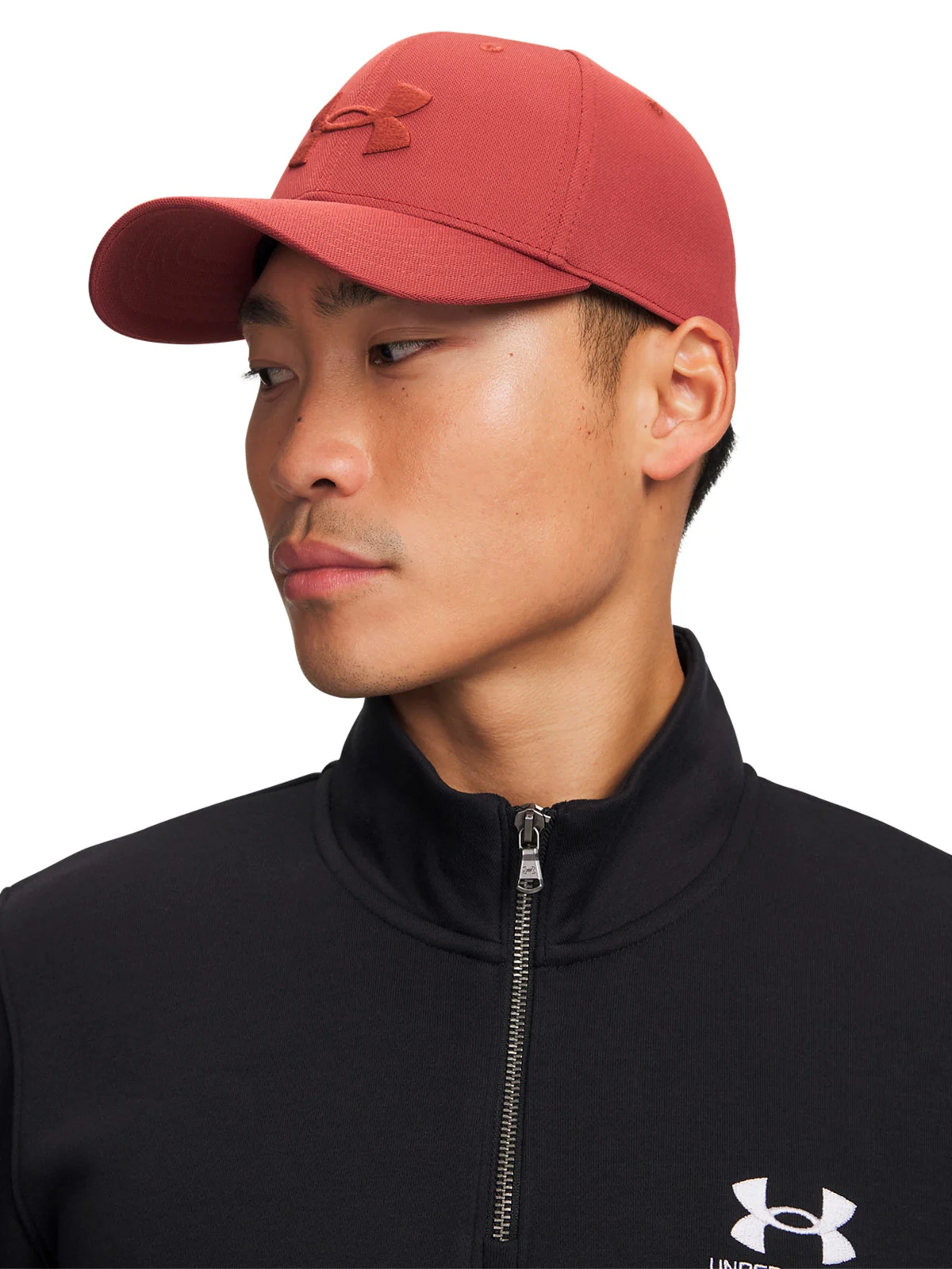 GORRA HOMBRE UNDER ARMOUR ROJO BLITZING LOW - 3