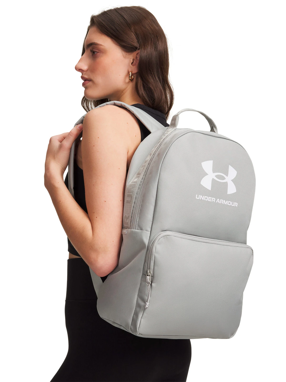 MOCHILA UNISEX UNDER ARMOUR GRIS ESSENTIAL - 3