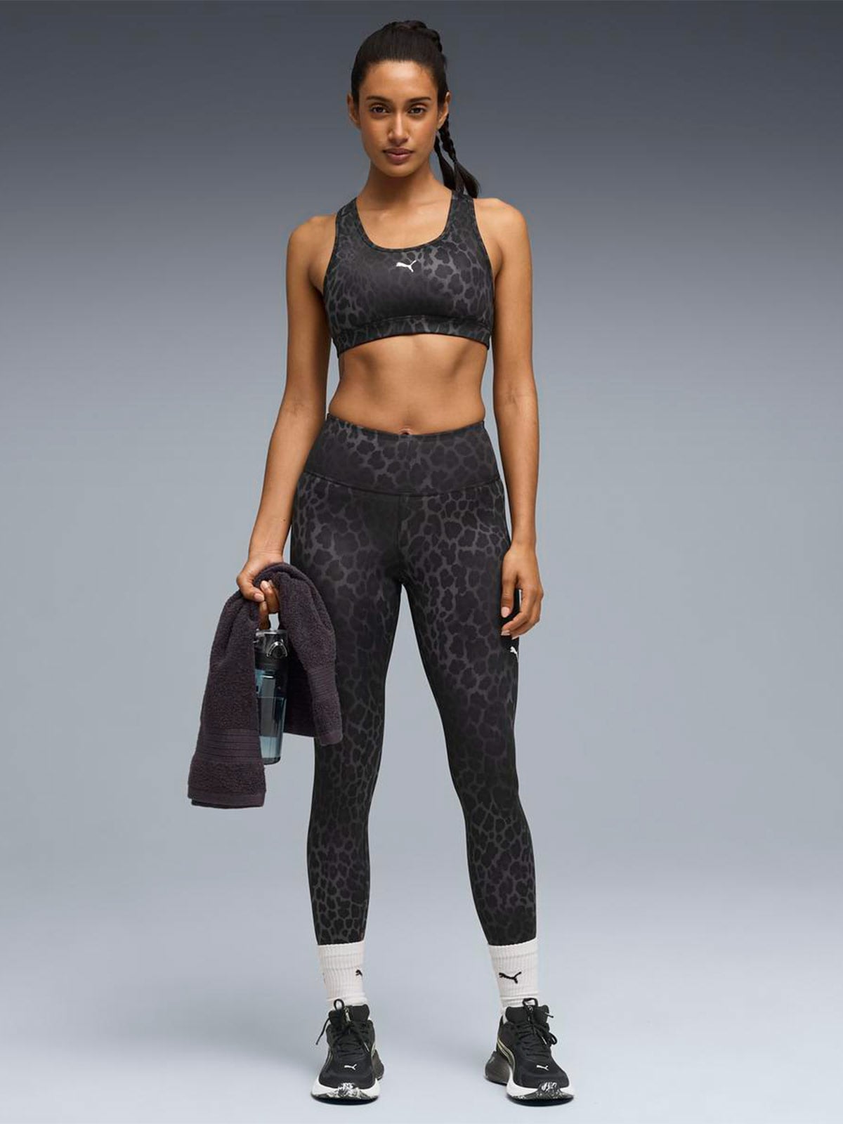 TOP DEPORTIVO MUJER PUMA NEGRO 4KEEPS - 5