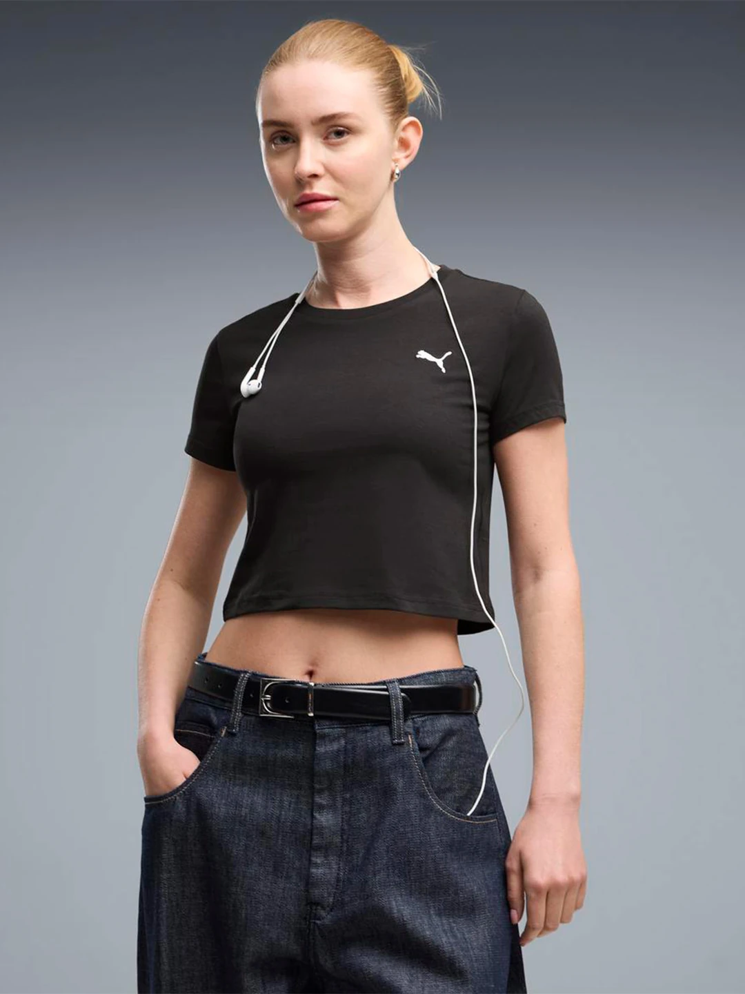 POLO MUJER PUMA NEGRO WARDROBE - 3