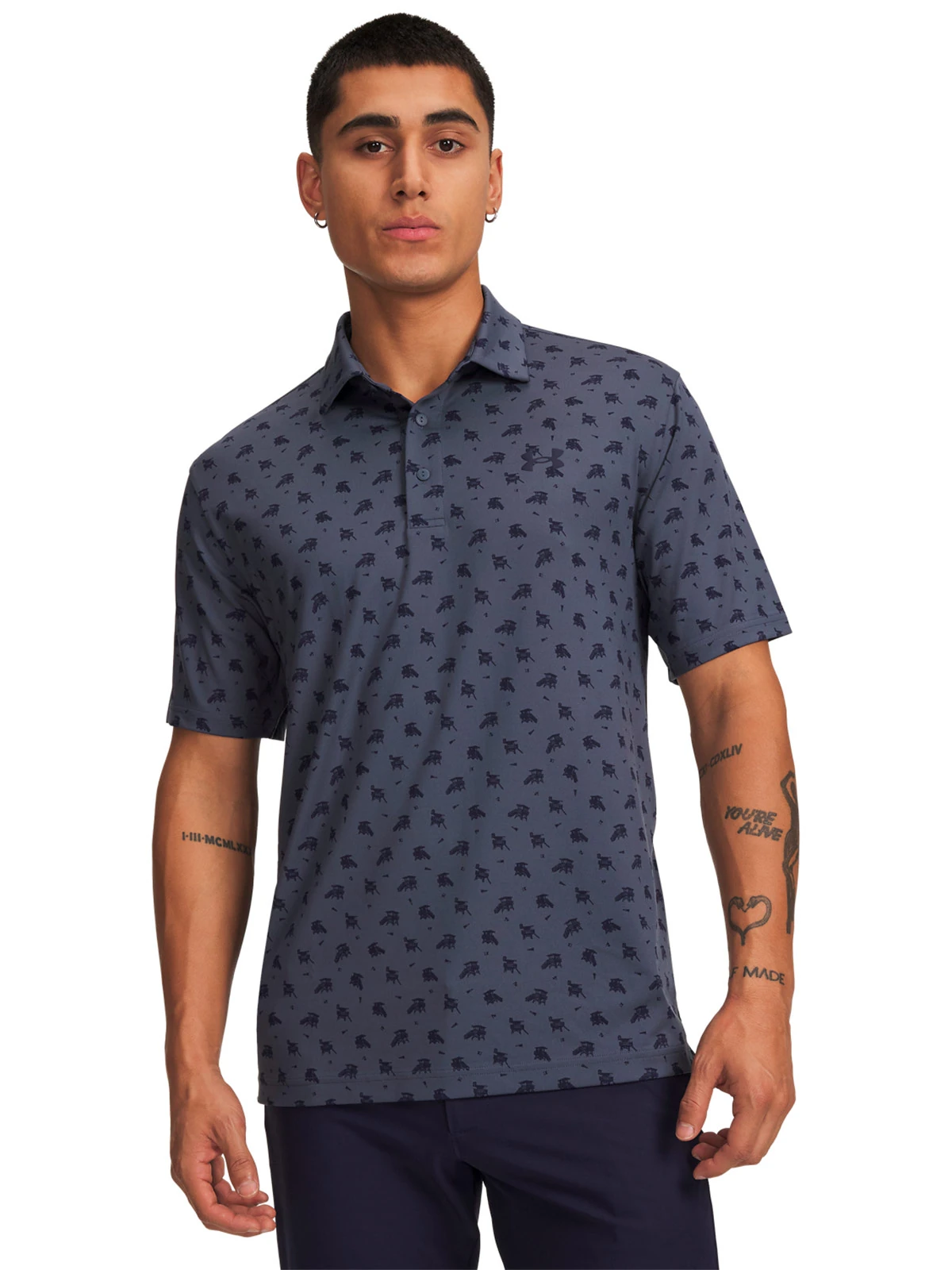 POLO HOMBRE UNDER ARMOUR GRIS - 1