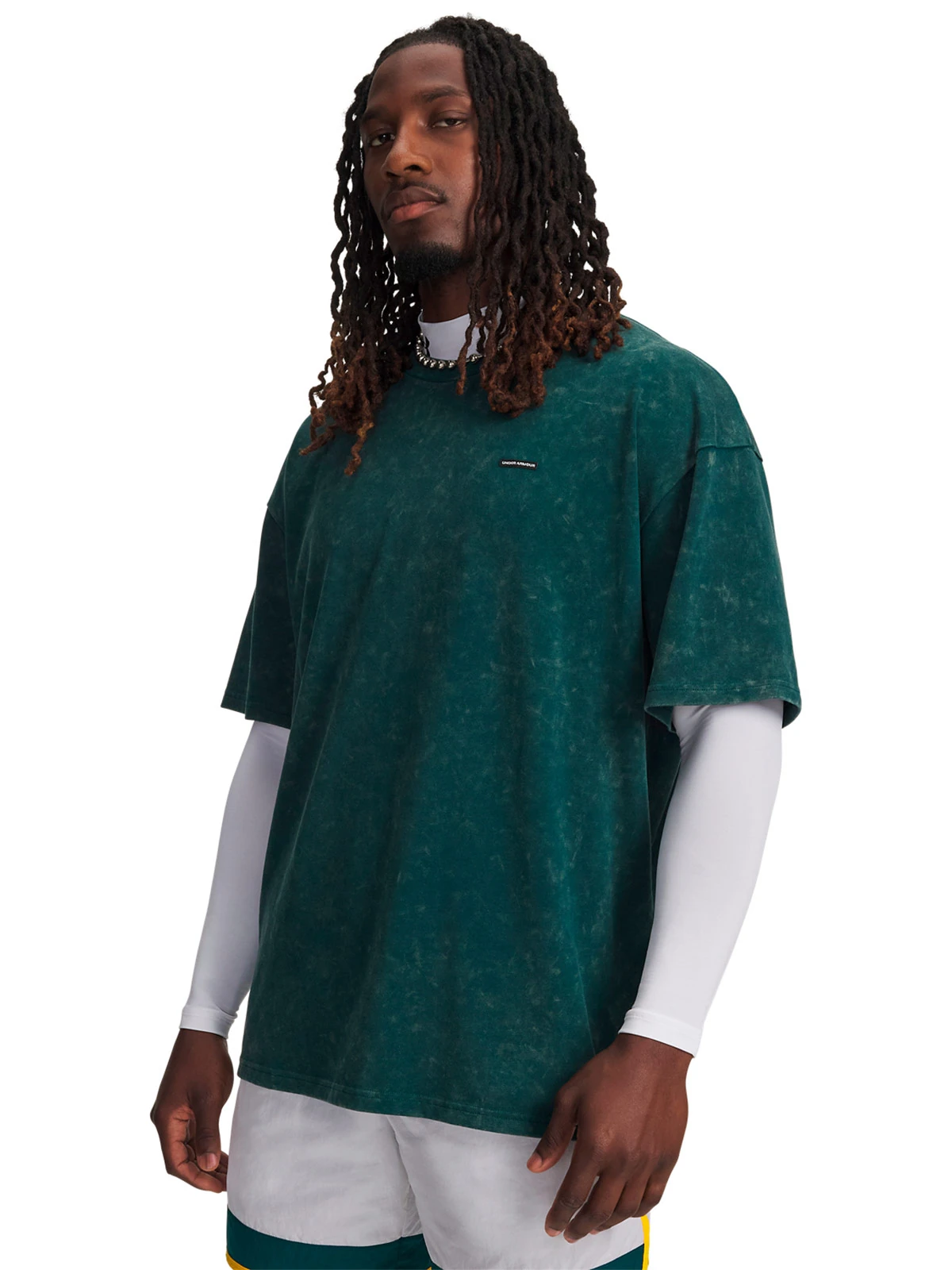 CAMISETA MANGA CORTA HOMBRE UNDER ARMOUR VERDE - 1