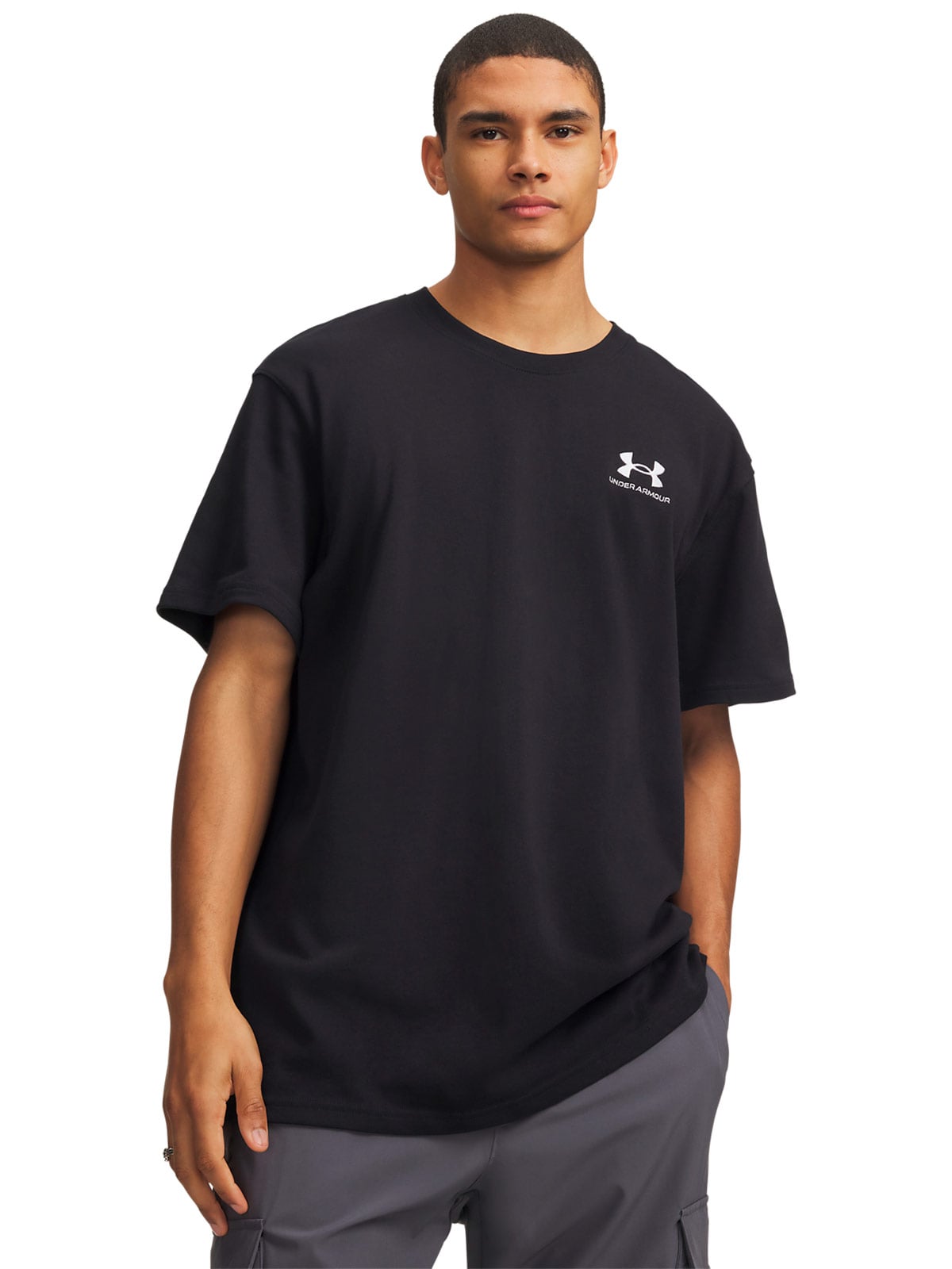 CAMISETA MANGA CORTA HOMBRE UNDER ARMOUR NEGRO - 1