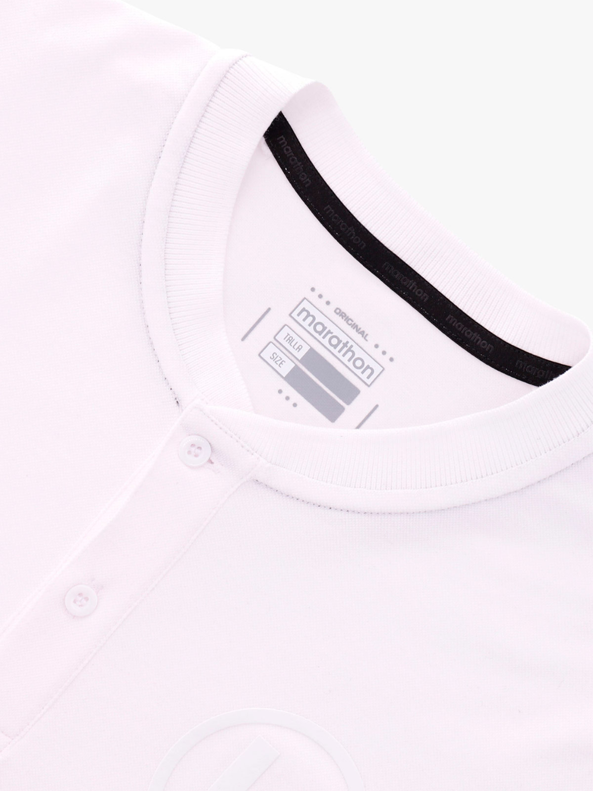 POLO ALGODÓN HOMBRE MARATHON BLANCO UNIVERSITARIO 2026 - 3