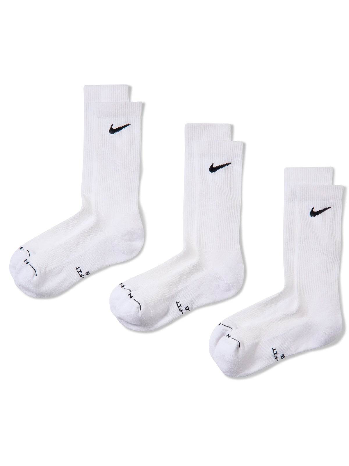 PACK X3 MEDIAS UNISEX NIKE BLANCO - 2