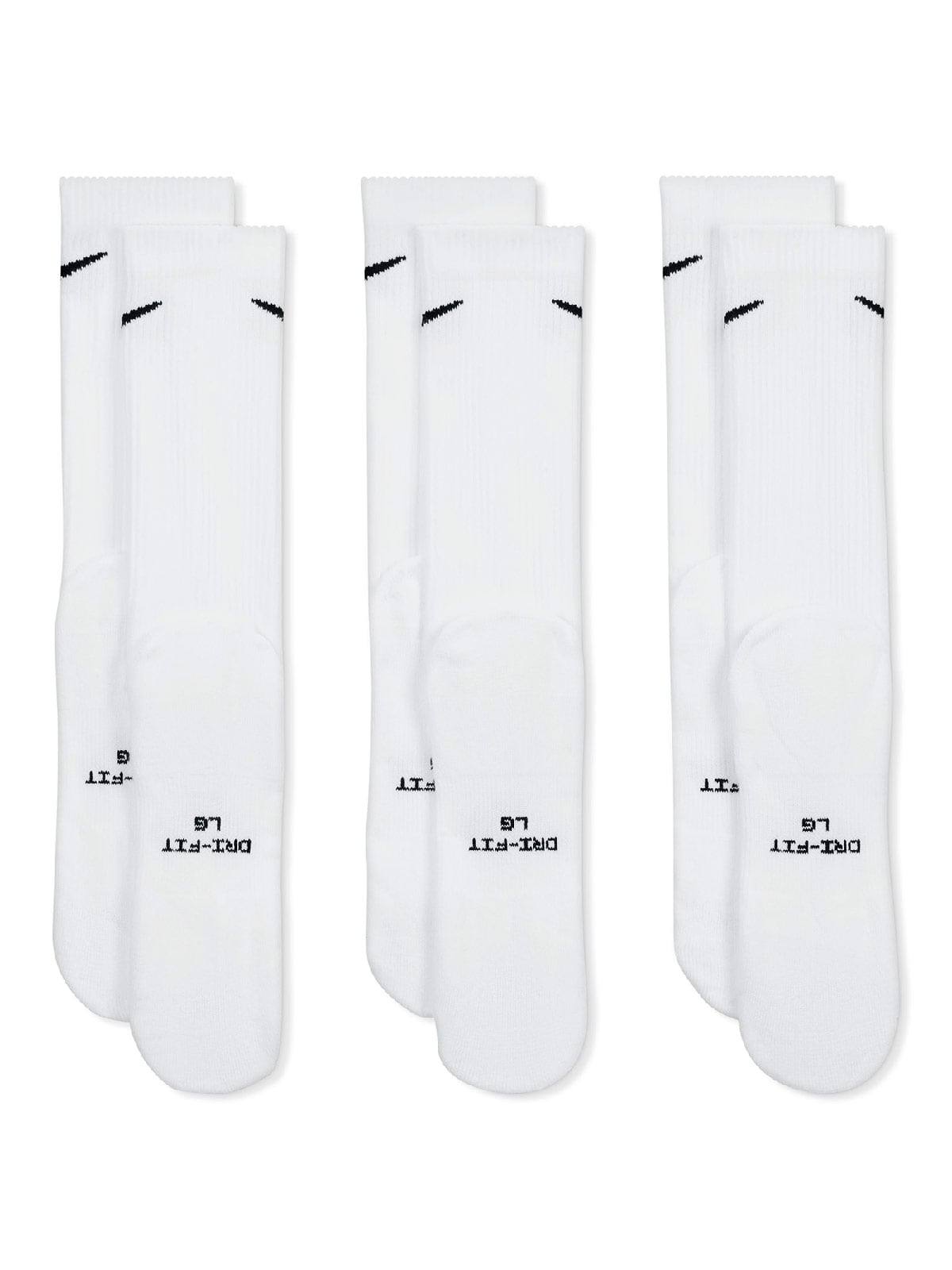 PACK X3 MEDIAS UNISEX NIKE BLANCO - 3