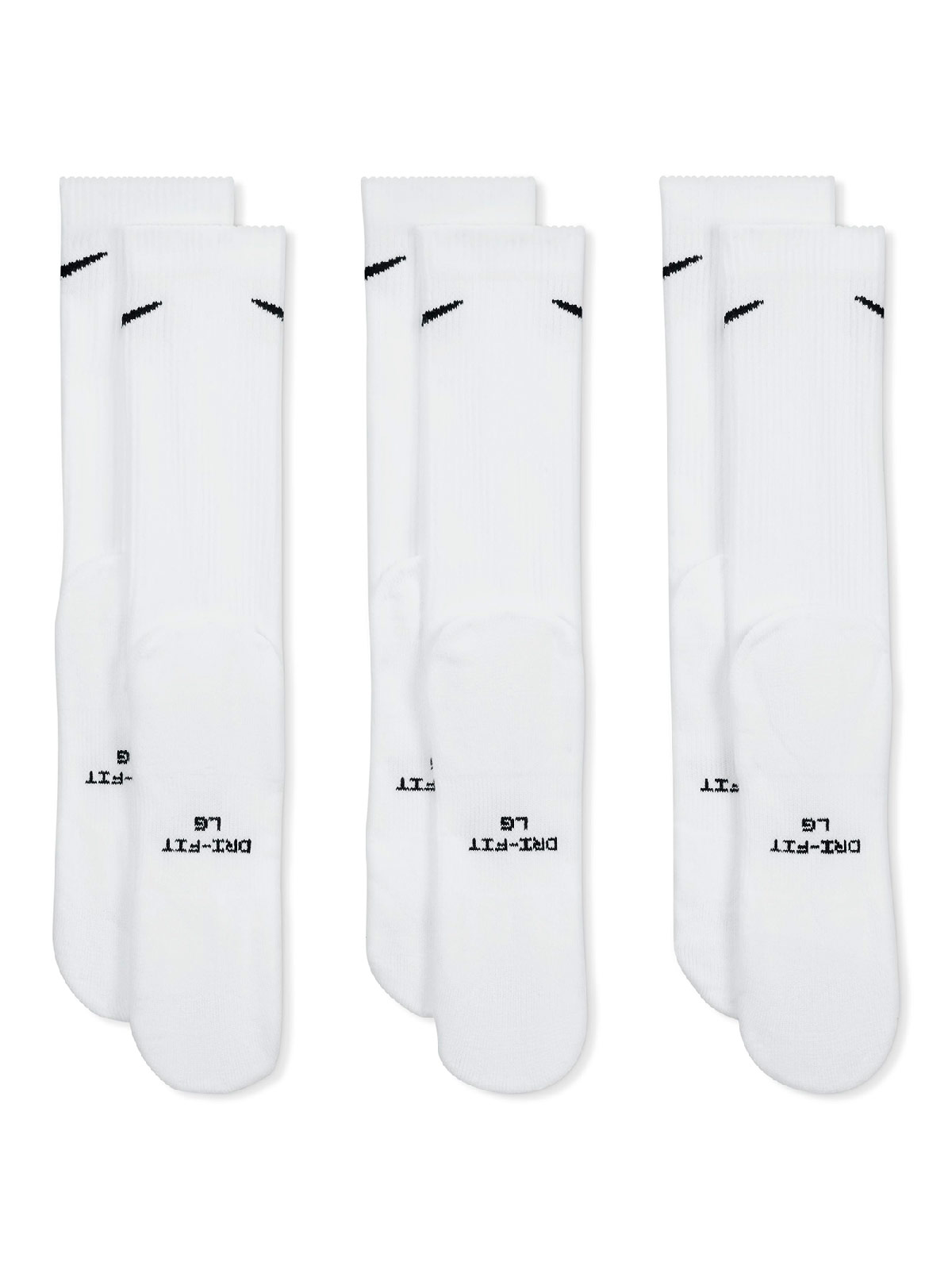 PACK X3 MEDIAS UNISEX NIKE BLANCO - 3