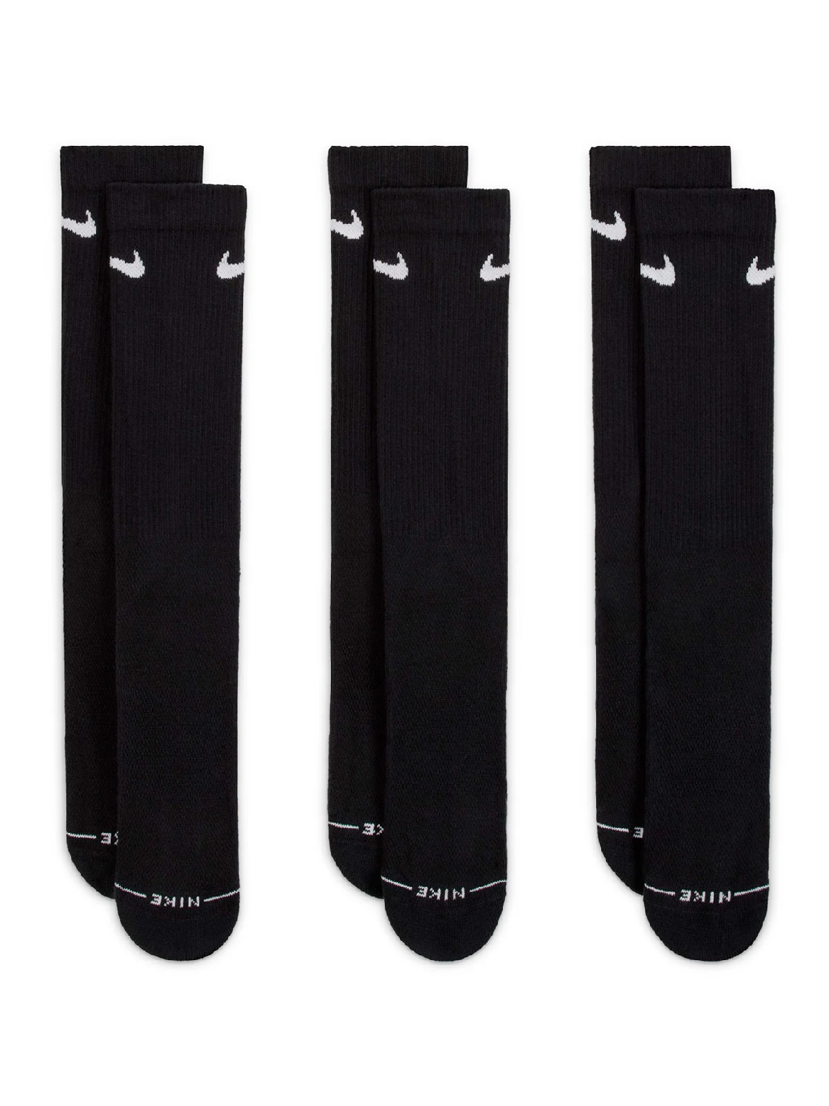PACK X3 MEDIAS UNISEX NIKE NEGRO - 3