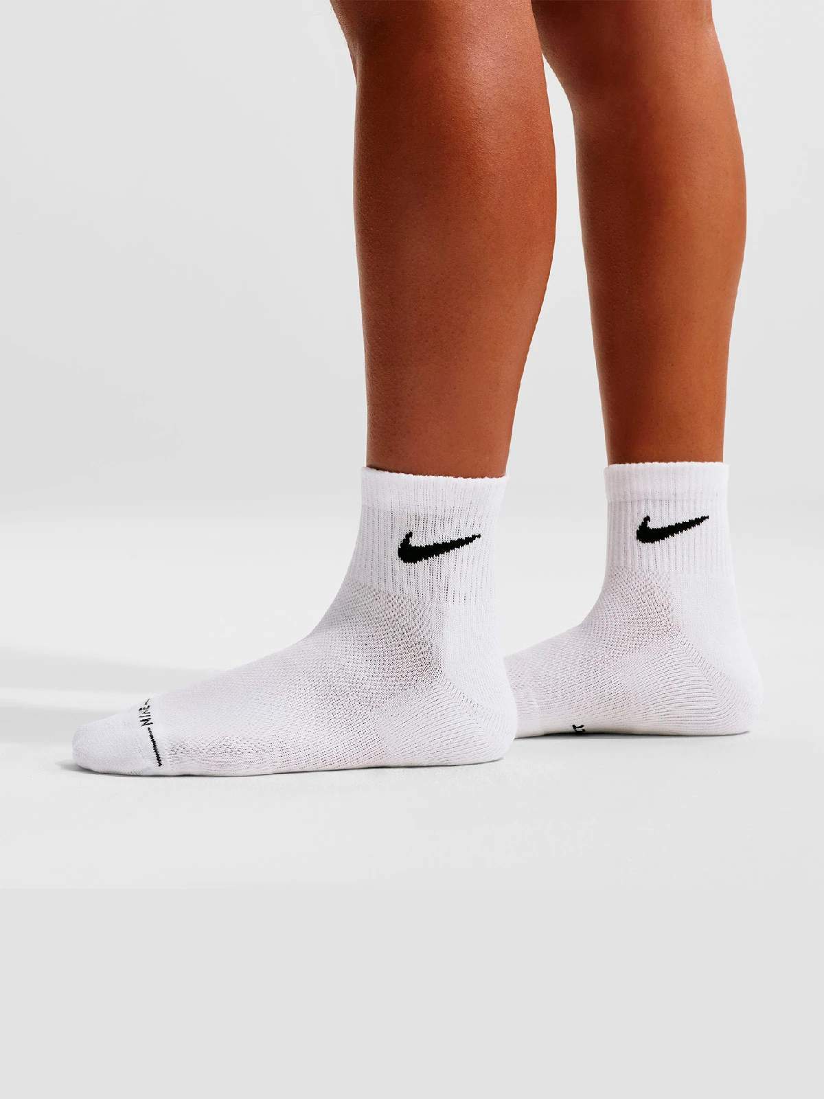 PACK X3 MEDIAS CORTAS UNISEX NIKE BLANCO - 3