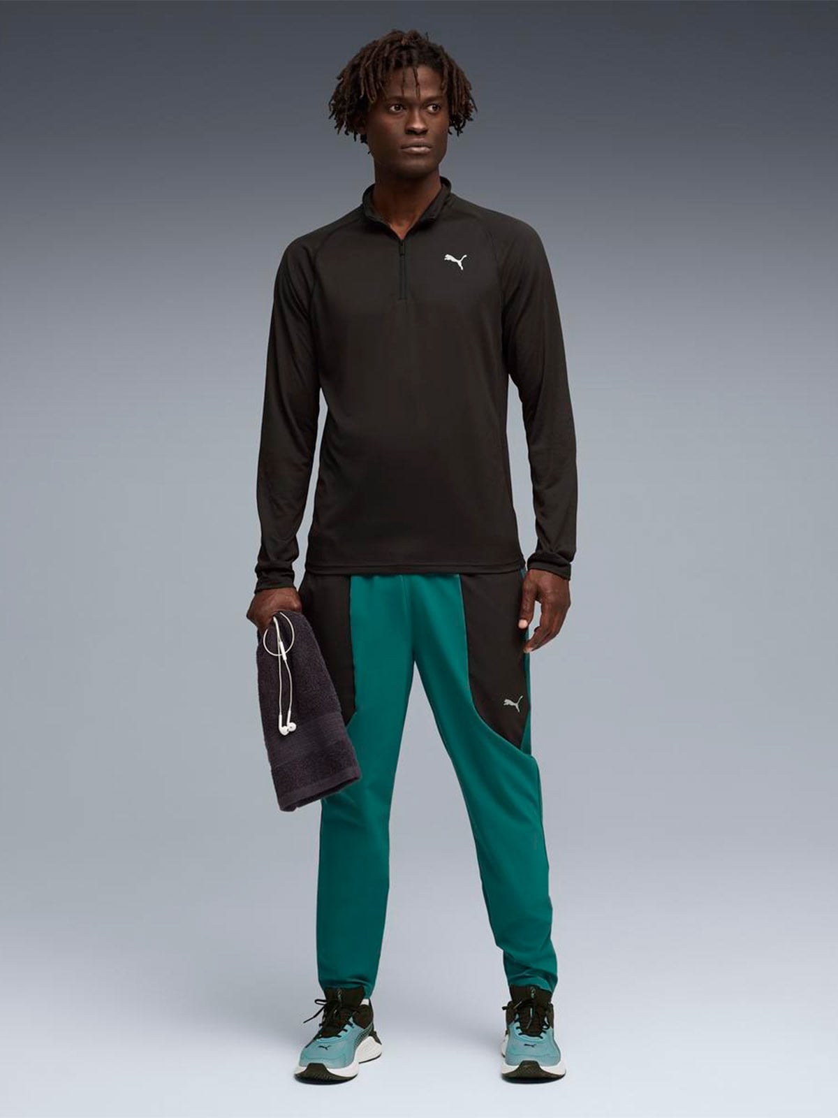 POLO HOMBRE PUMA NEGRO POWERTRAIN - 5
