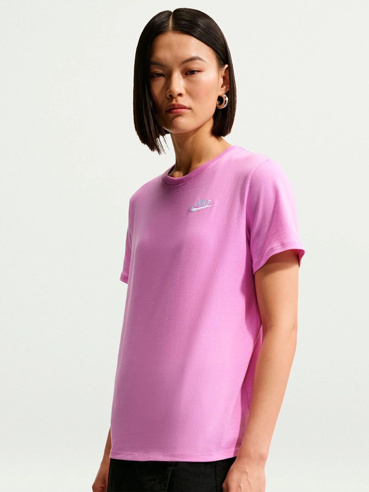 CAMISETA MANGA CORTA MUJER NIKE CLUB ESSENTIALS - 1