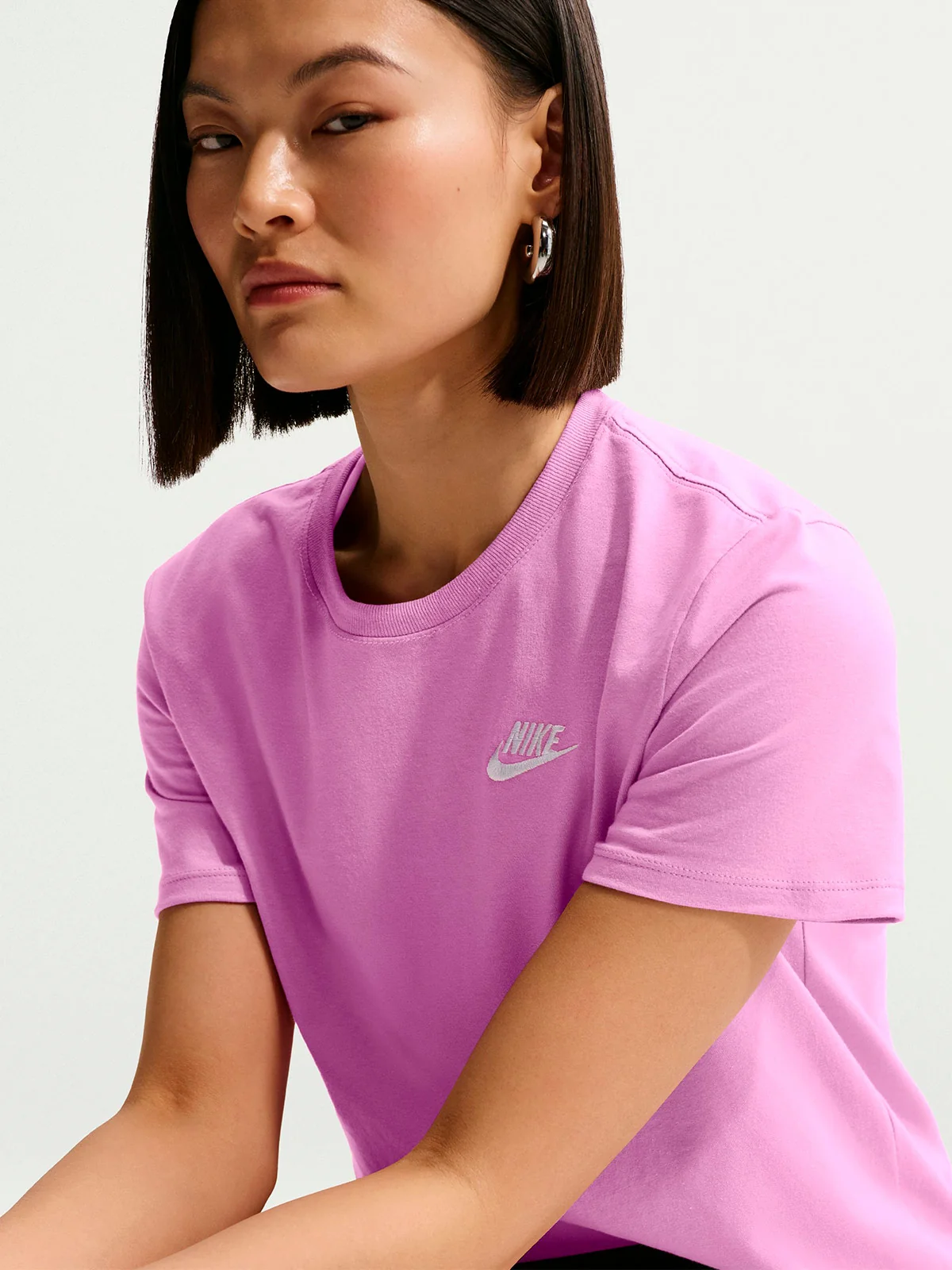 CAMISETA MANGA CORTA MUJER NIKE CLUB ESSENTIALS - 2