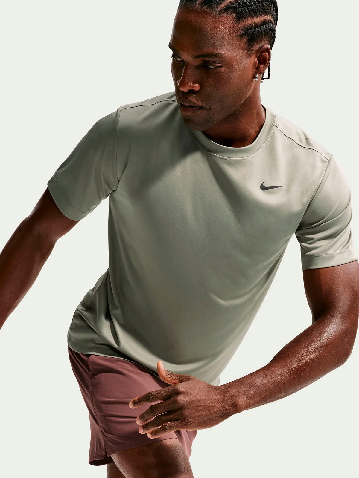 CAMISETA MANGA CORTA HOMBRE NIKE GRIS - 1