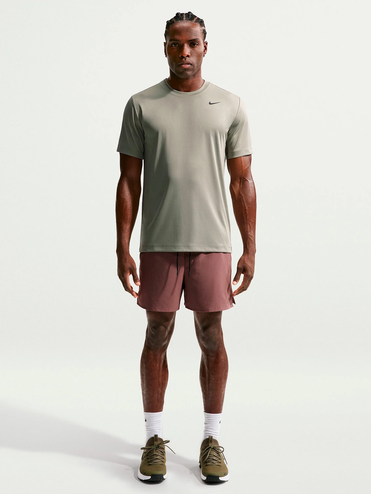 CAMISETA MANGA CORTA HOMBRE NIKE GRIS - 4