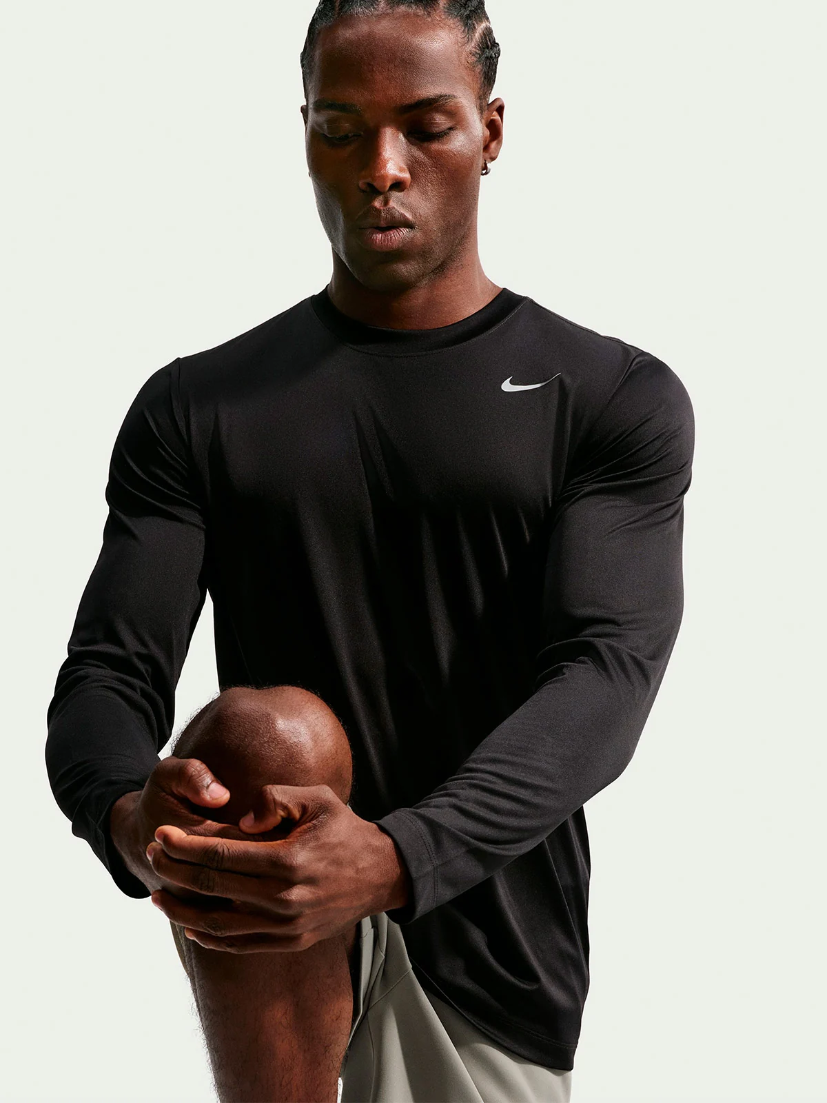 CAMISETA MANGA LARGA HOMBRE NIKE NEGRO - 2