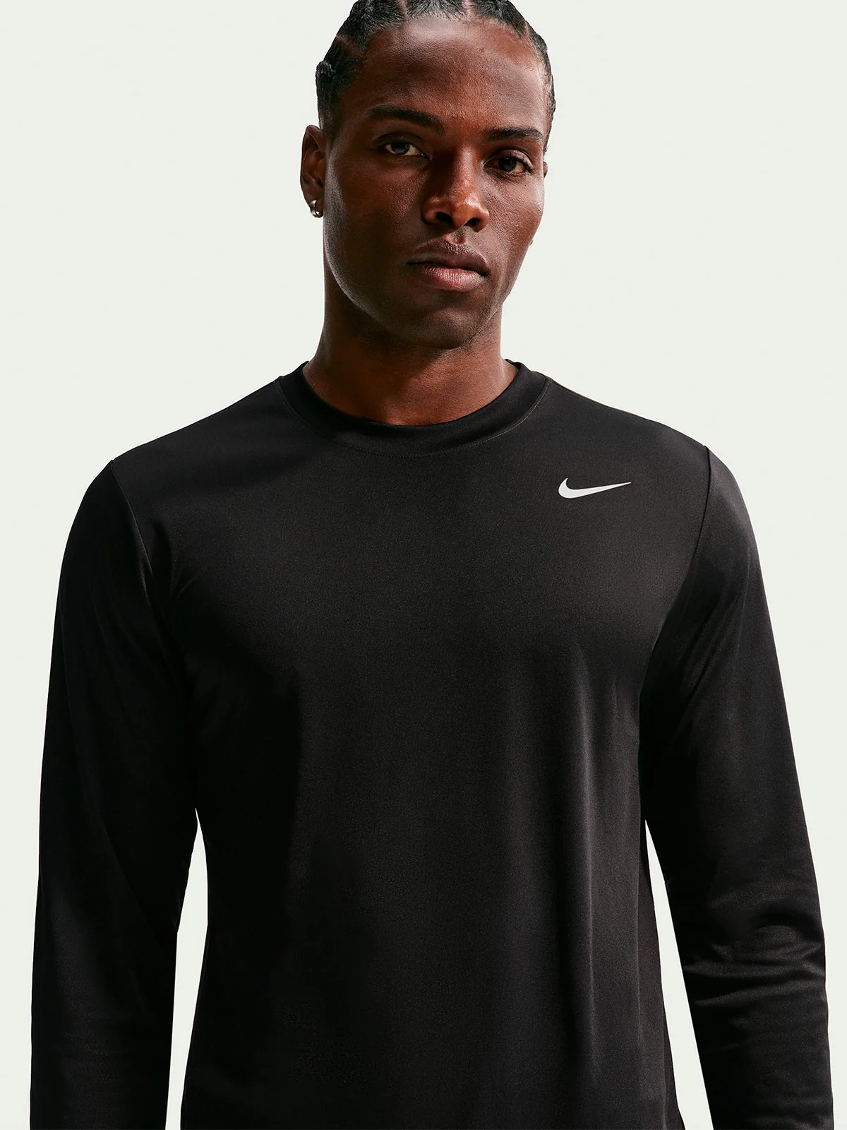 CAMISETA MANGA LARGA HOMBRE NIKE NEGRO - 1