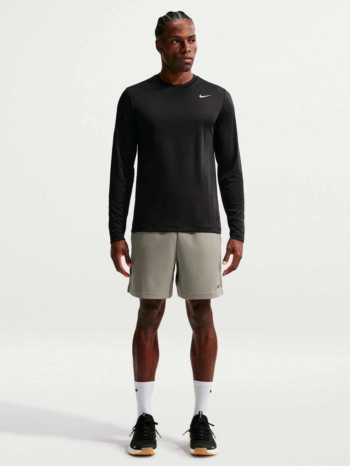 CAMISETA MANGA LARGA HOMBRE NIKE NEGRO - 4