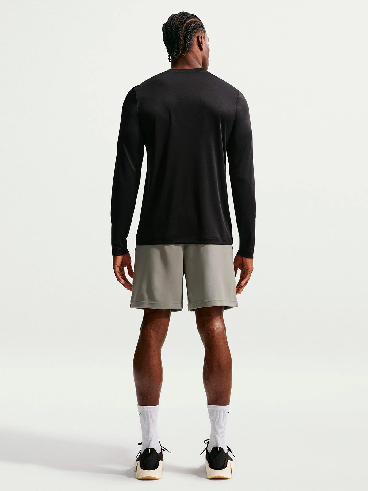 CAMISETA MANGA LARGA HOMBRE NIKE NEGRO - 5