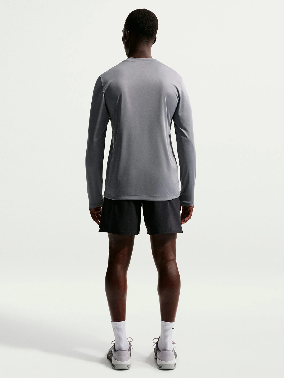 CAMISETA MANGA LARGA HOMBRE NIKE GRIS - 4