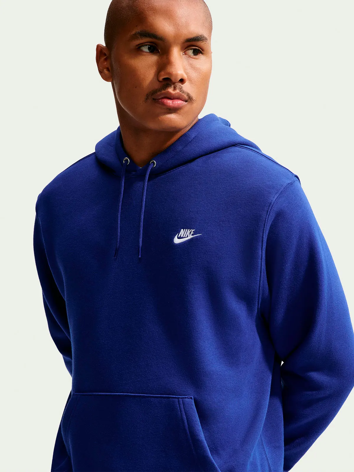 POLERA MANGA LARGA HOMBRE NIKE AZUL - 1