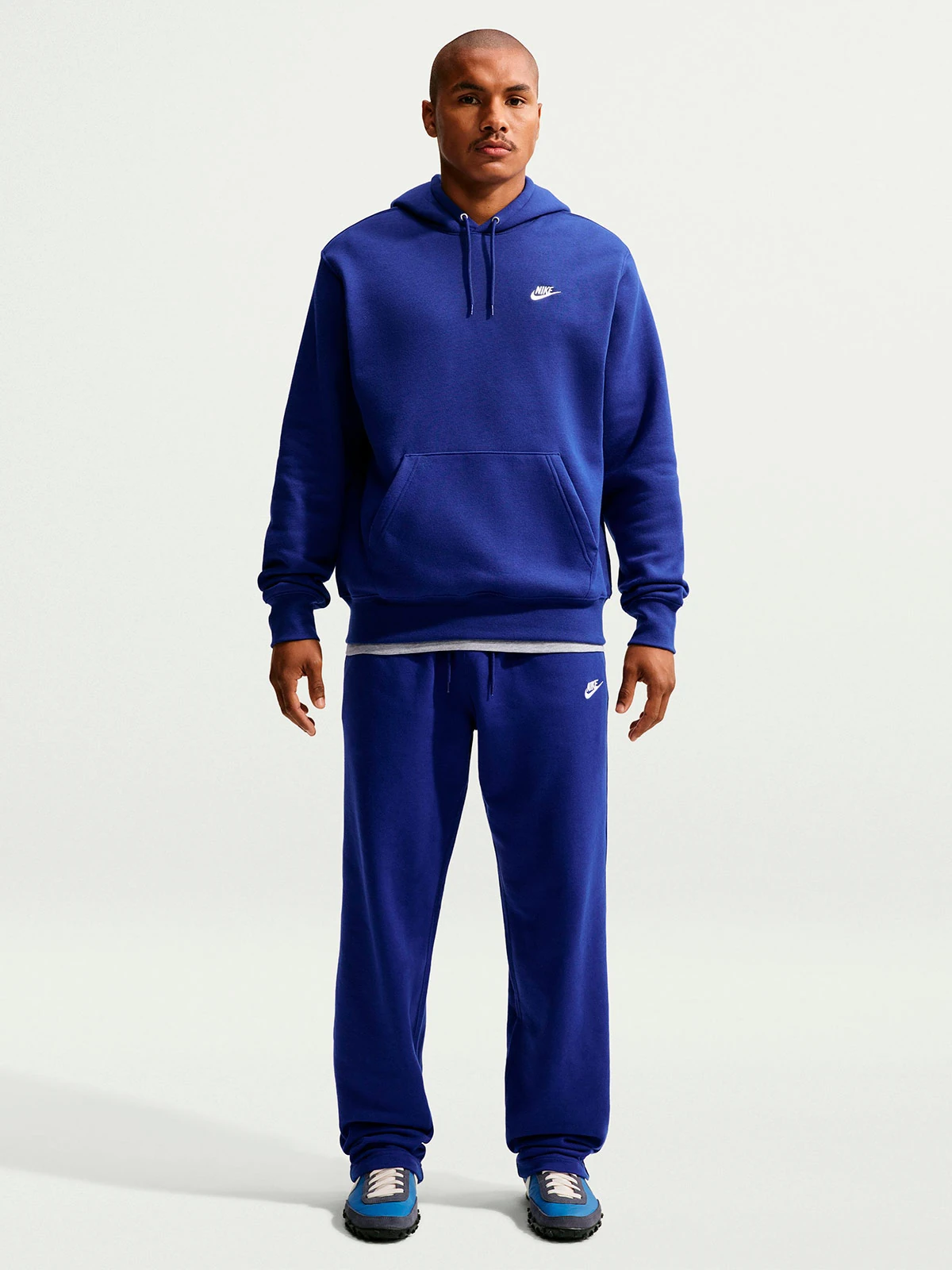 POLERA MANGA LARGA HOMBRE NIKE AZUL - 4
