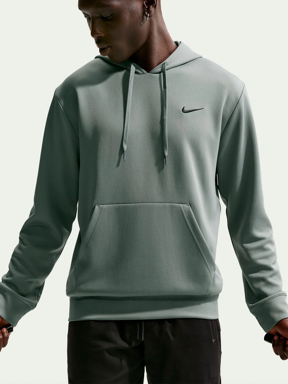 POLERA MANGA LARGA HOMBRE NIKE GRIS - 1