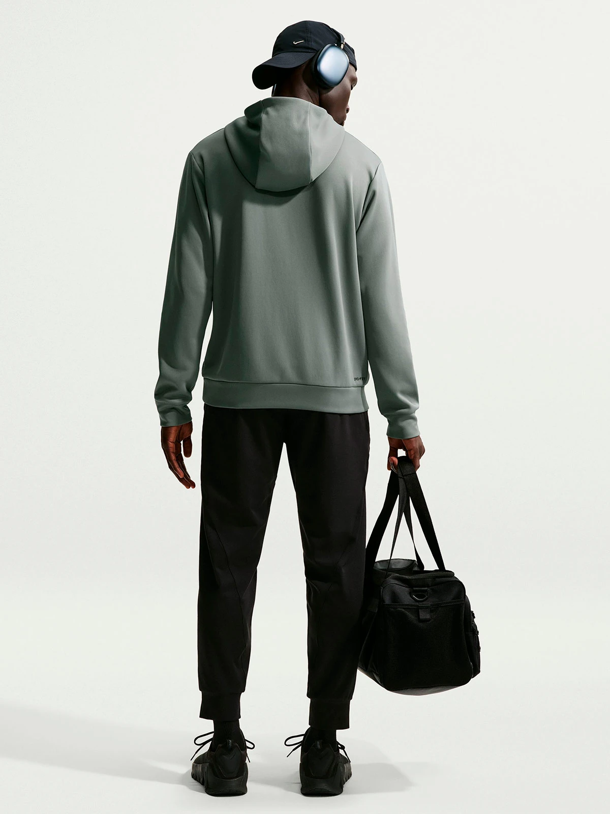 POLERA MANGA LARGA HOMBRE NIKE GRIS - 5