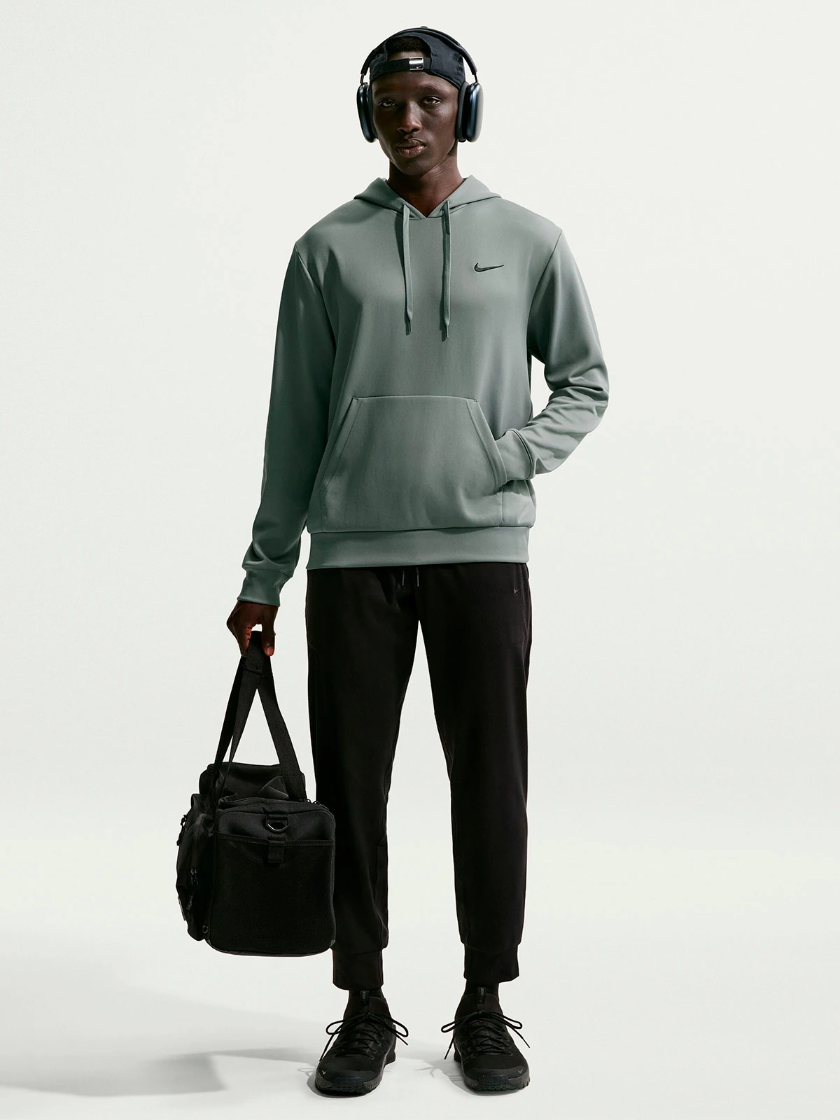 POLERA MANGA LARGA HOMBRE NIKE GRIS - 4